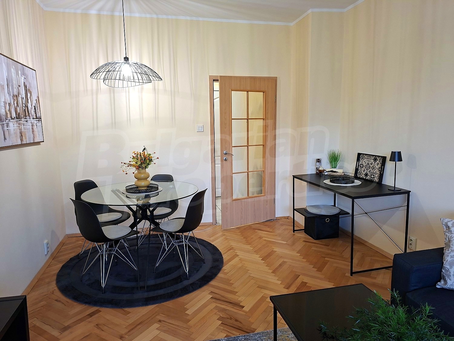 inside, living room, furnished
