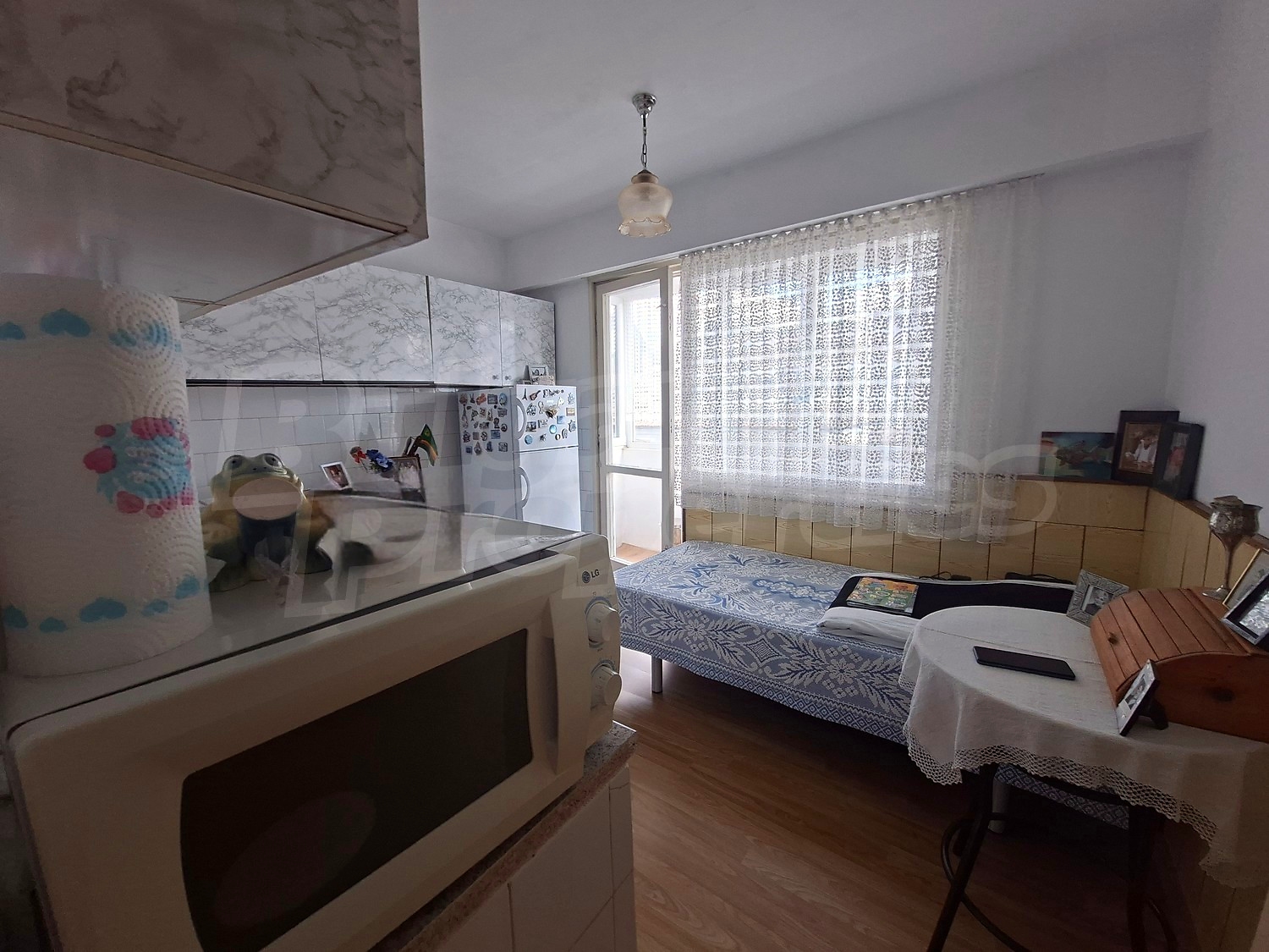inside, kitchen, furnished
