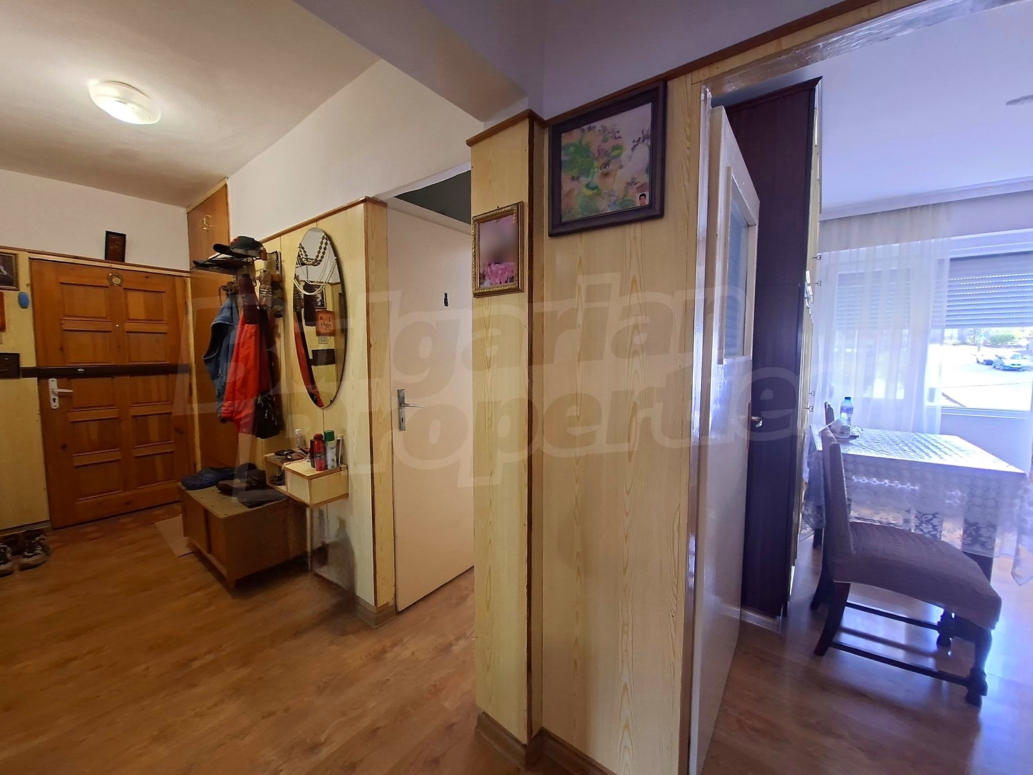 hallway, living room, inside