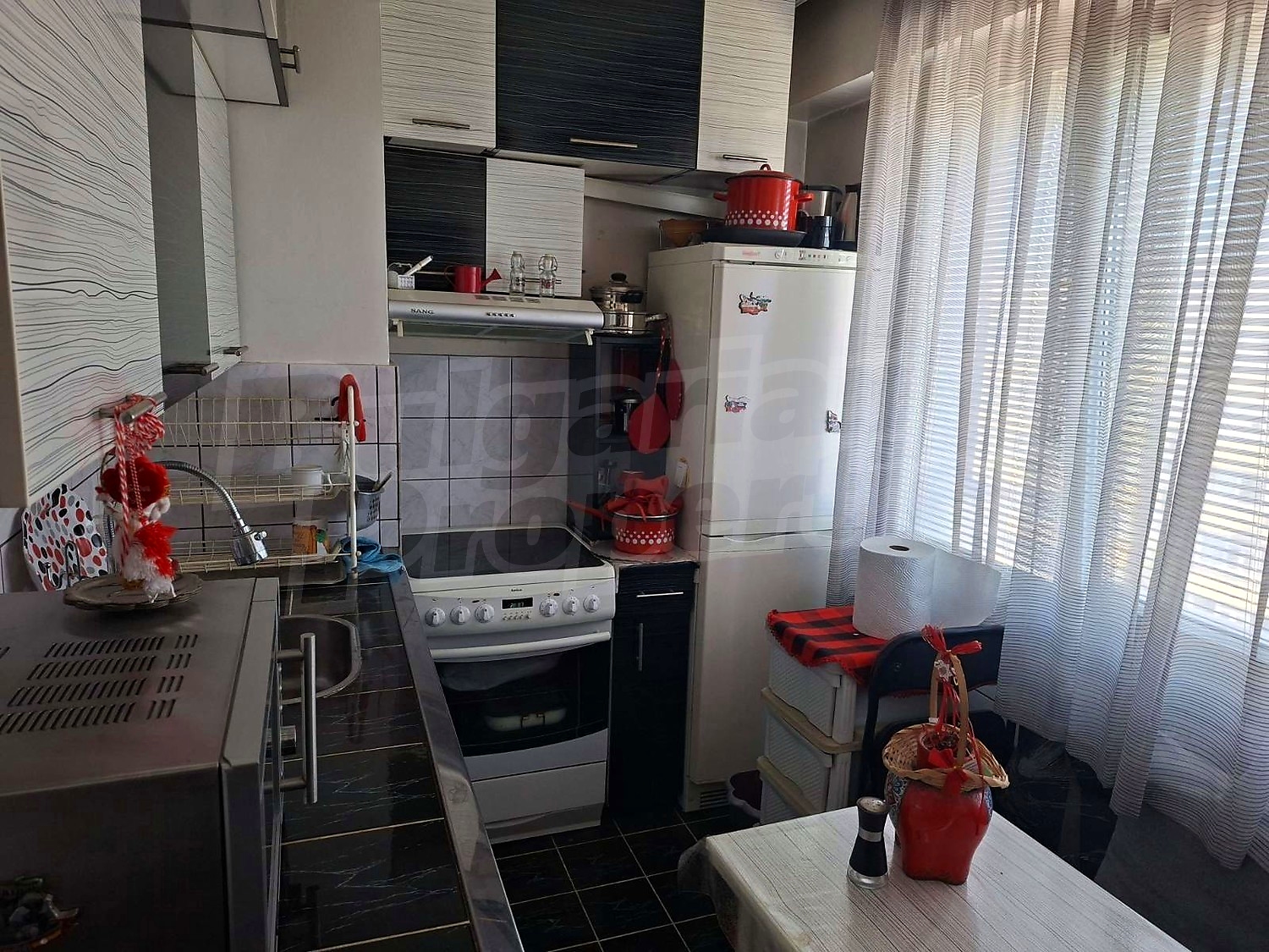 inside, kitchen, furnished