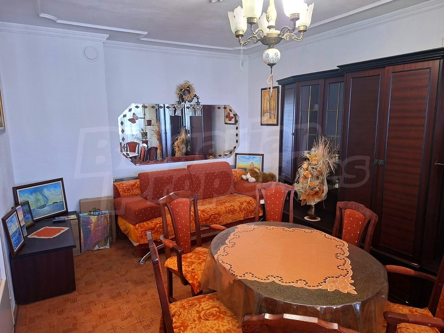 inside, living room, furnished
