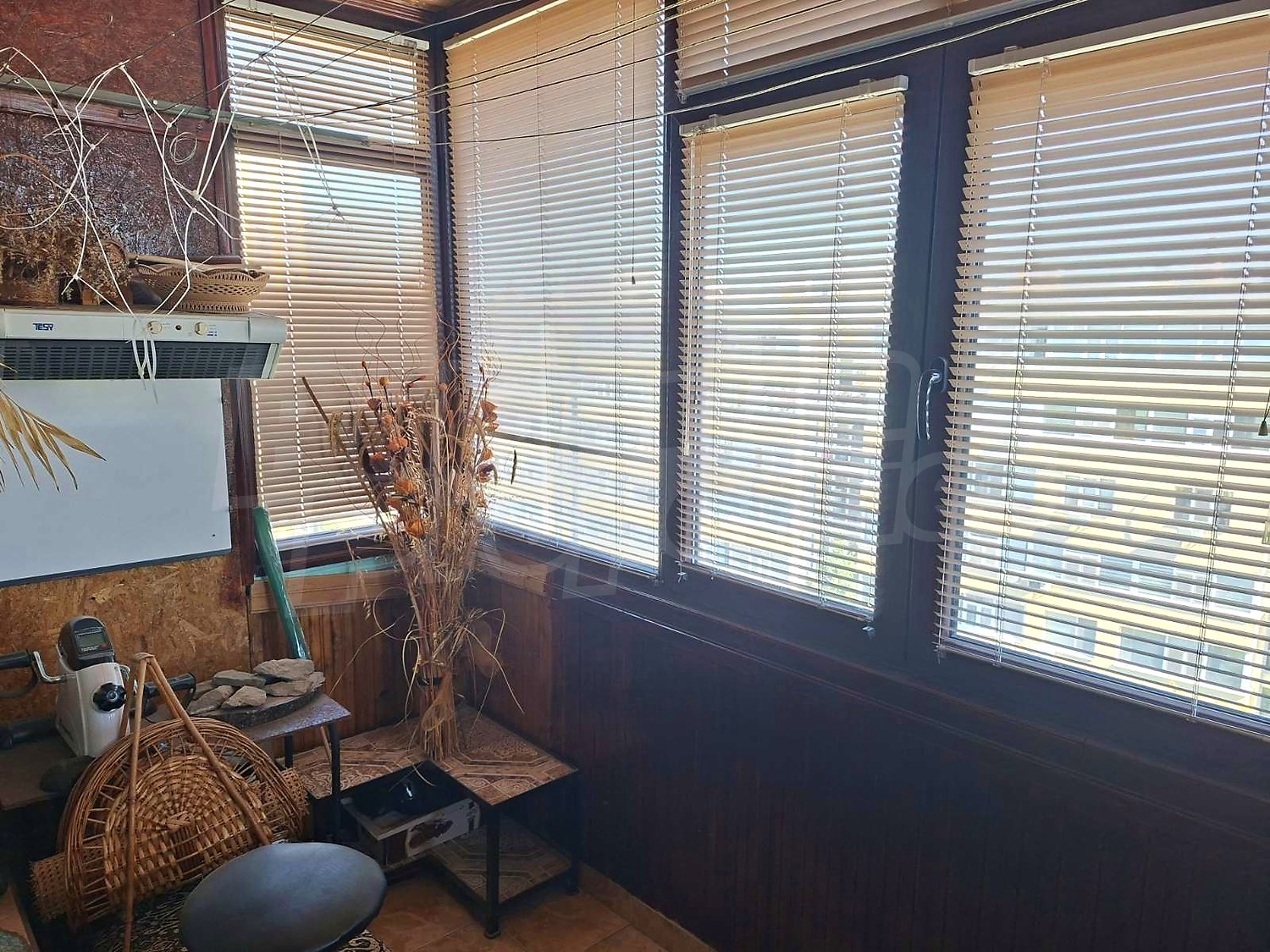 inside, balcony, furnished