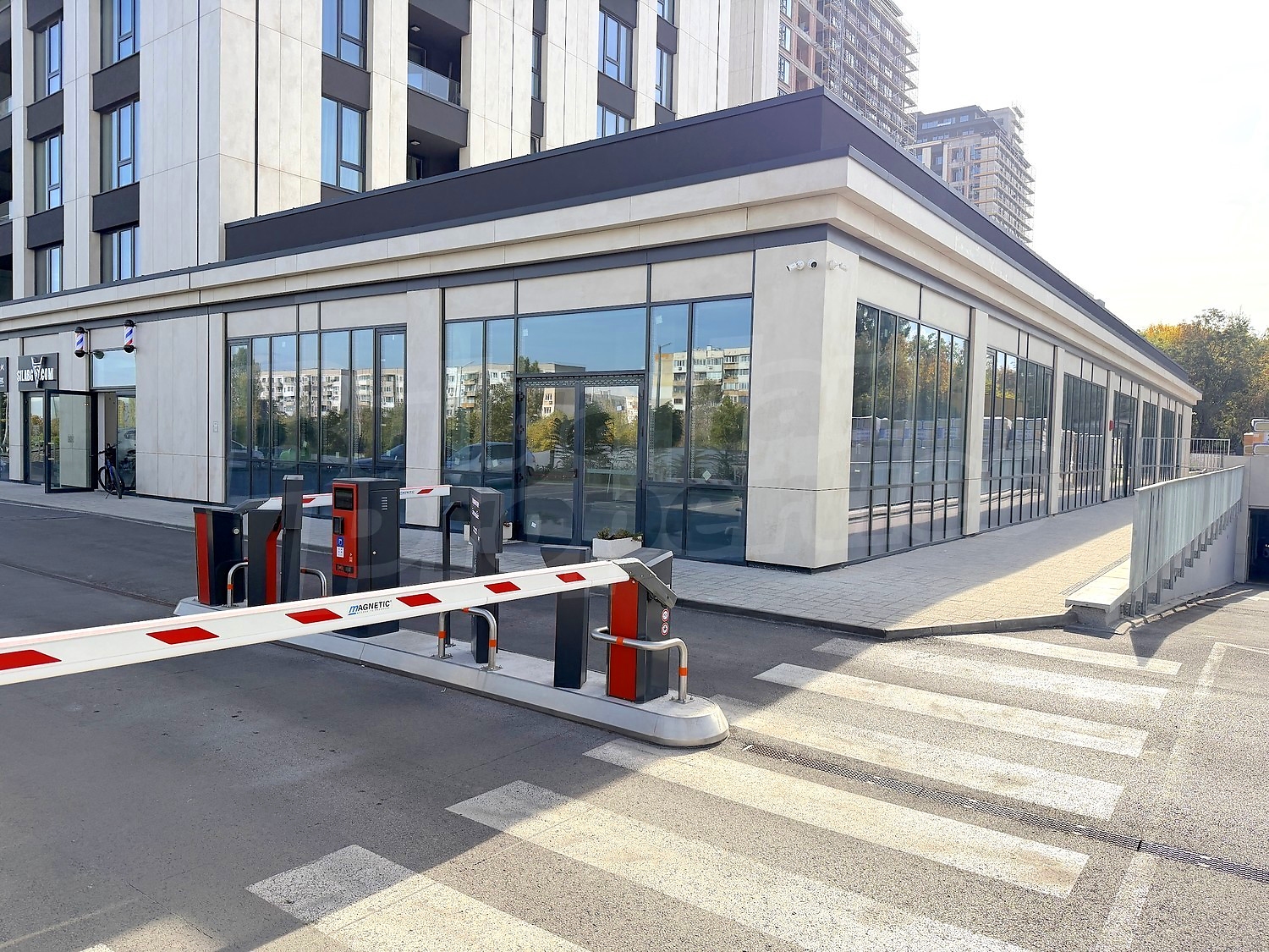 outside, facade, parking