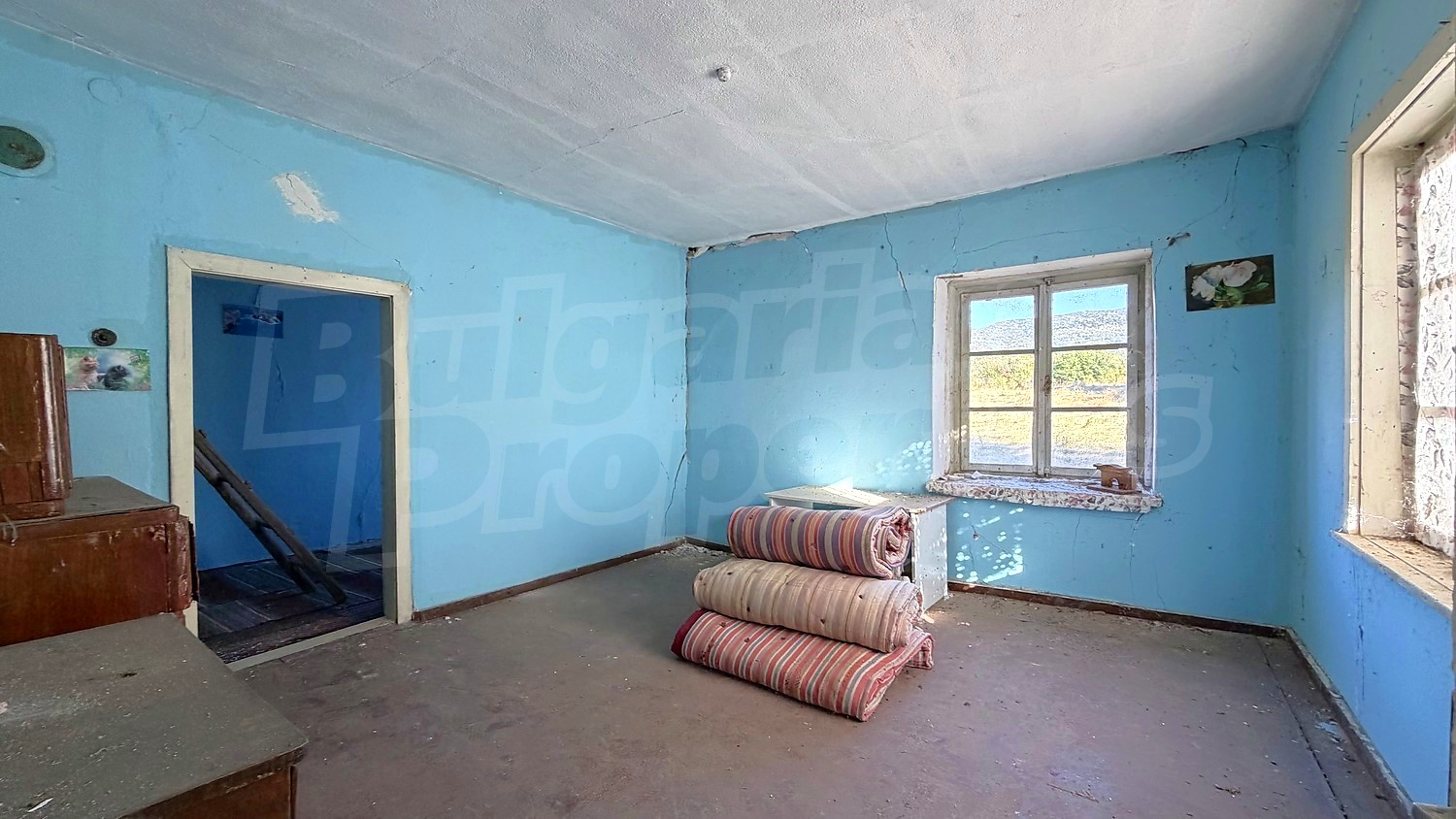 inside, unfurnished
