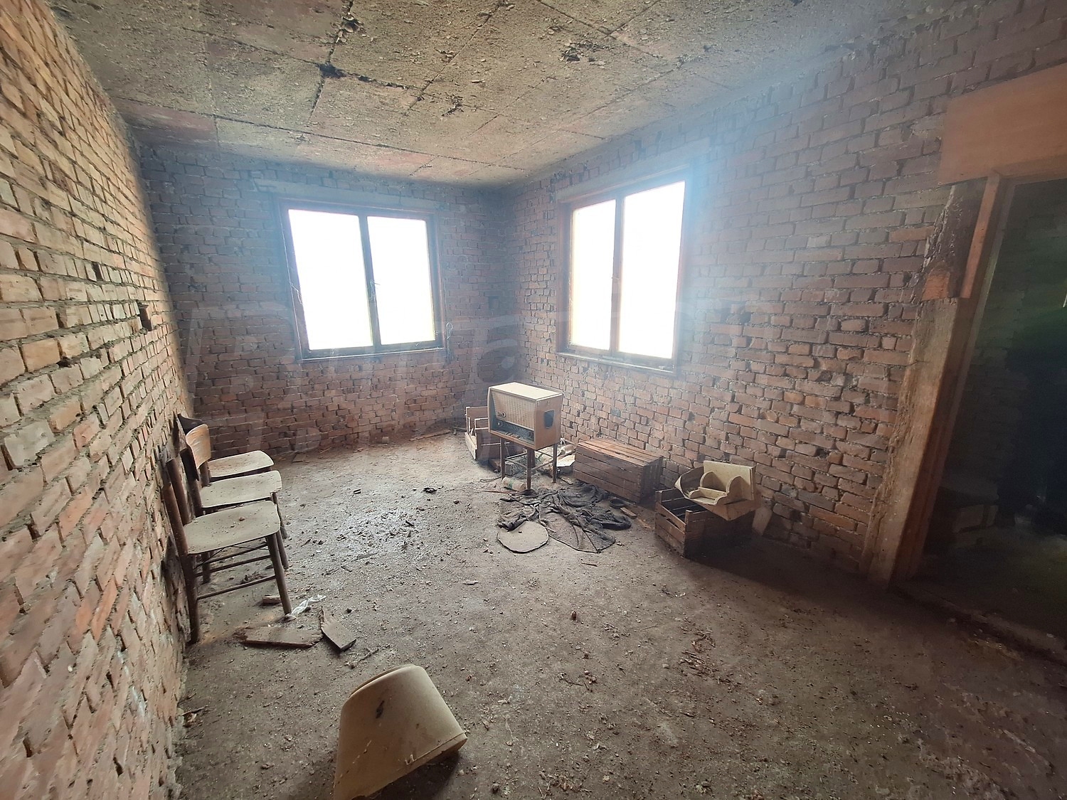 inside, unfurnished