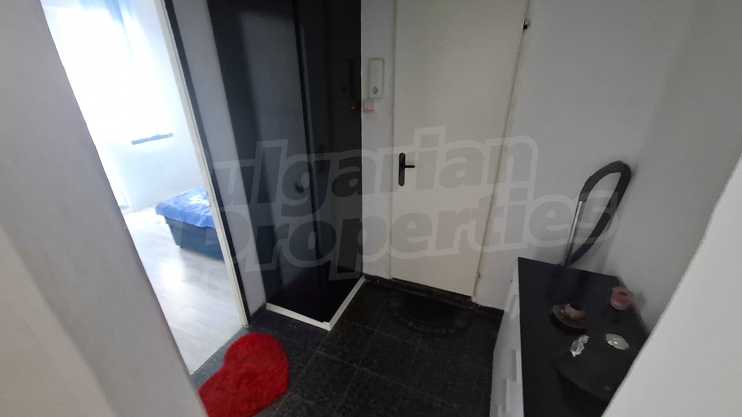 inside, bedroom, hallway
