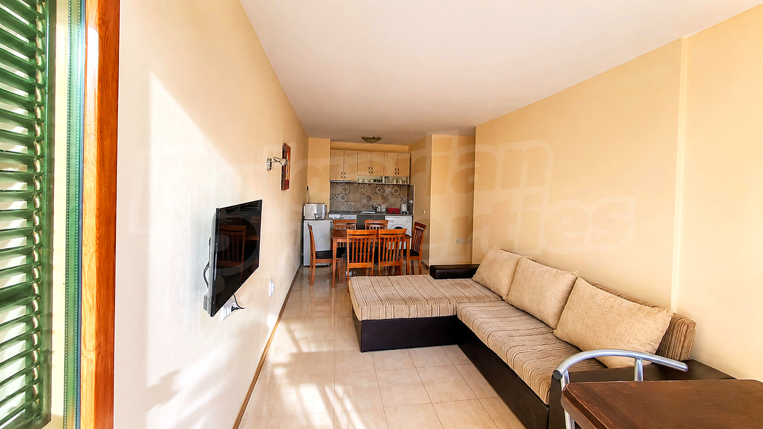inside, living room, kitchen, furnished