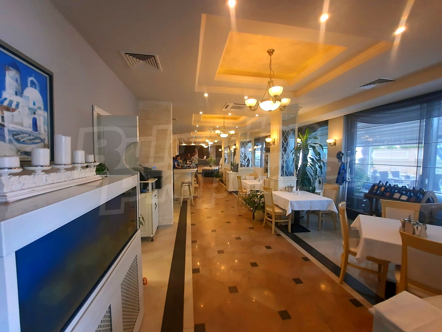 inside, furnished
