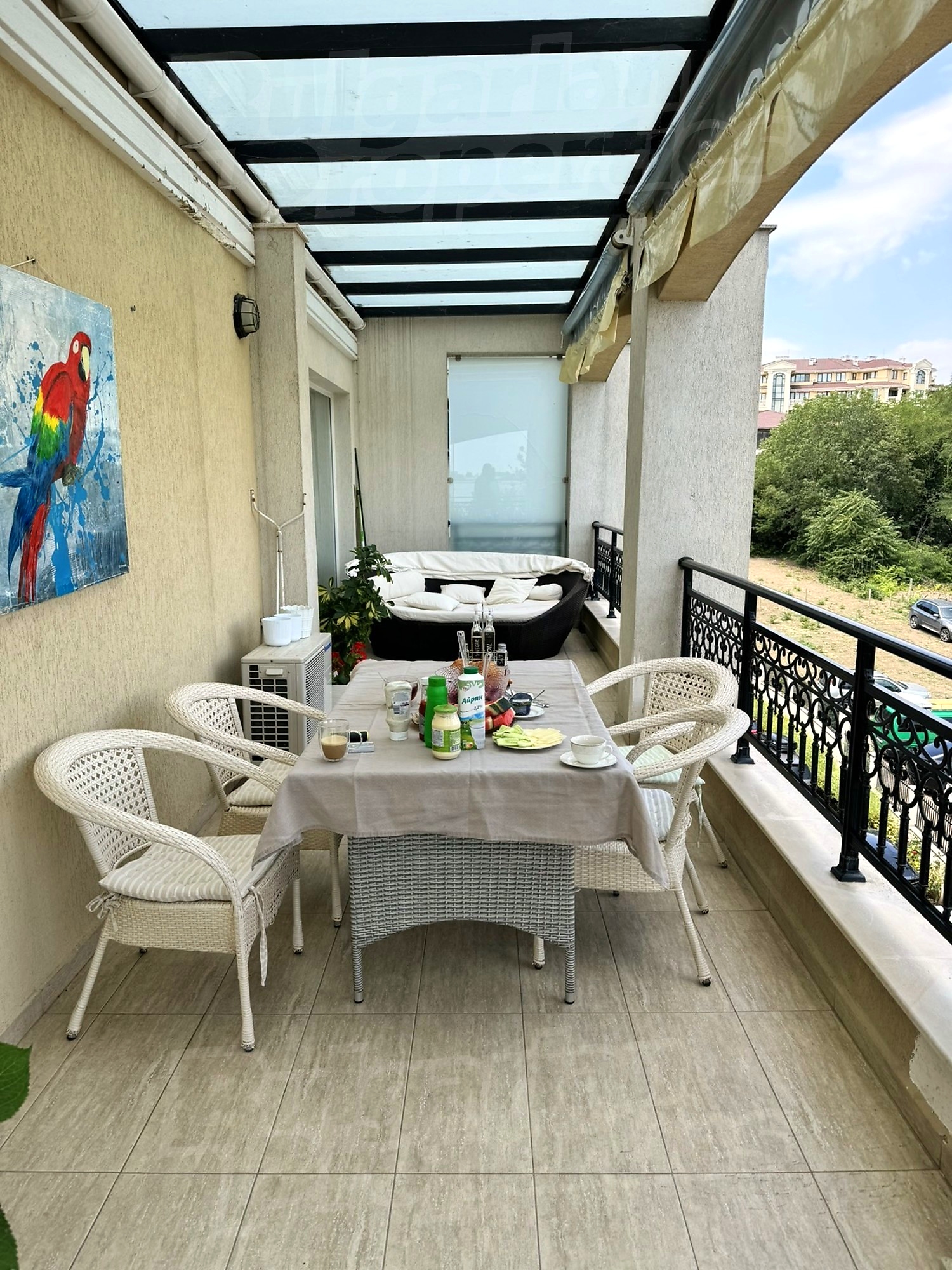 balcony, furnished, outside, view from balcony