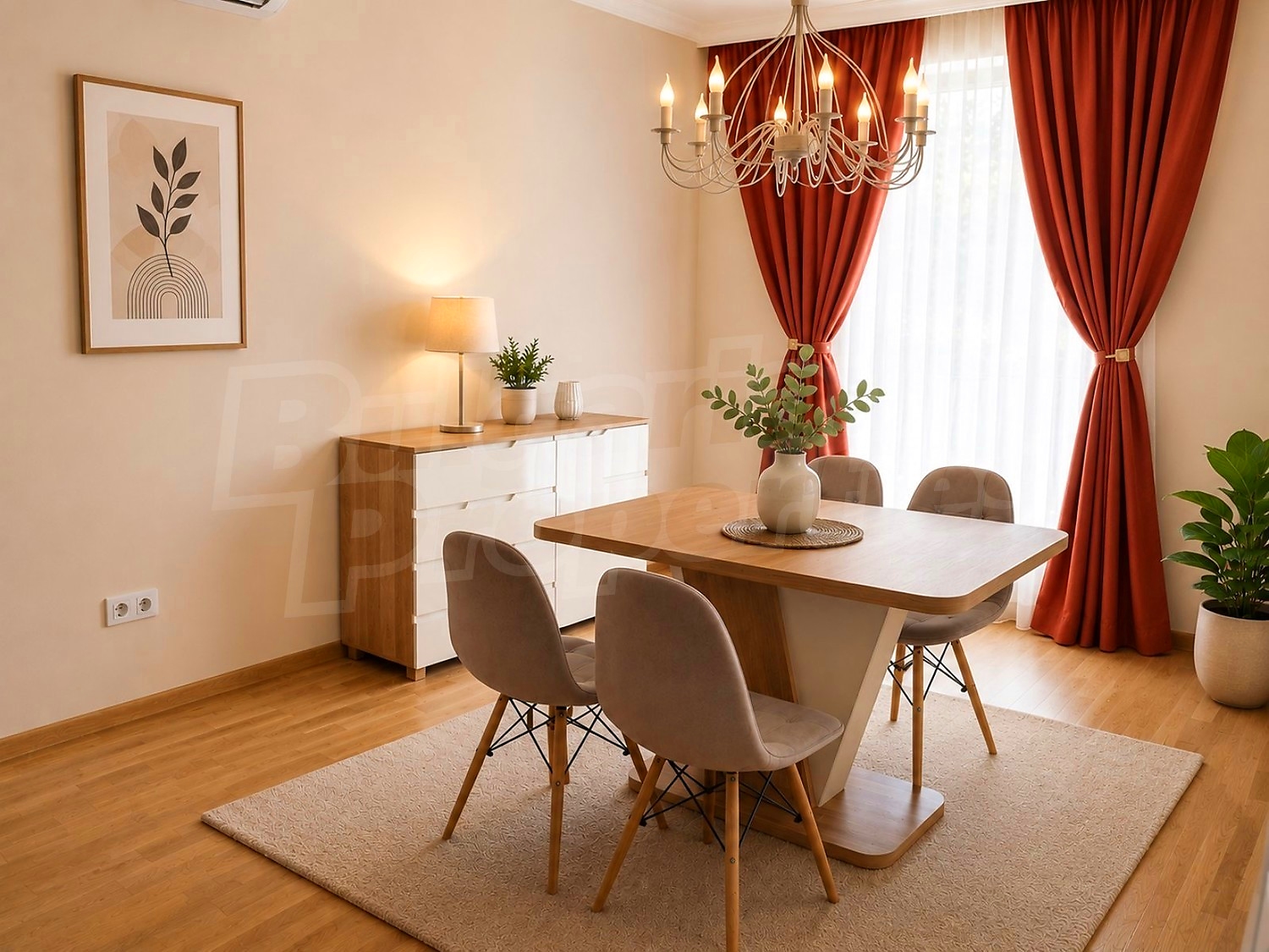 inside, living room, furnished