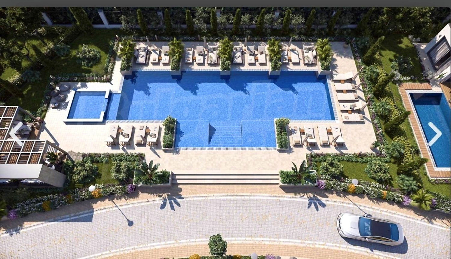 outside, pool, garden