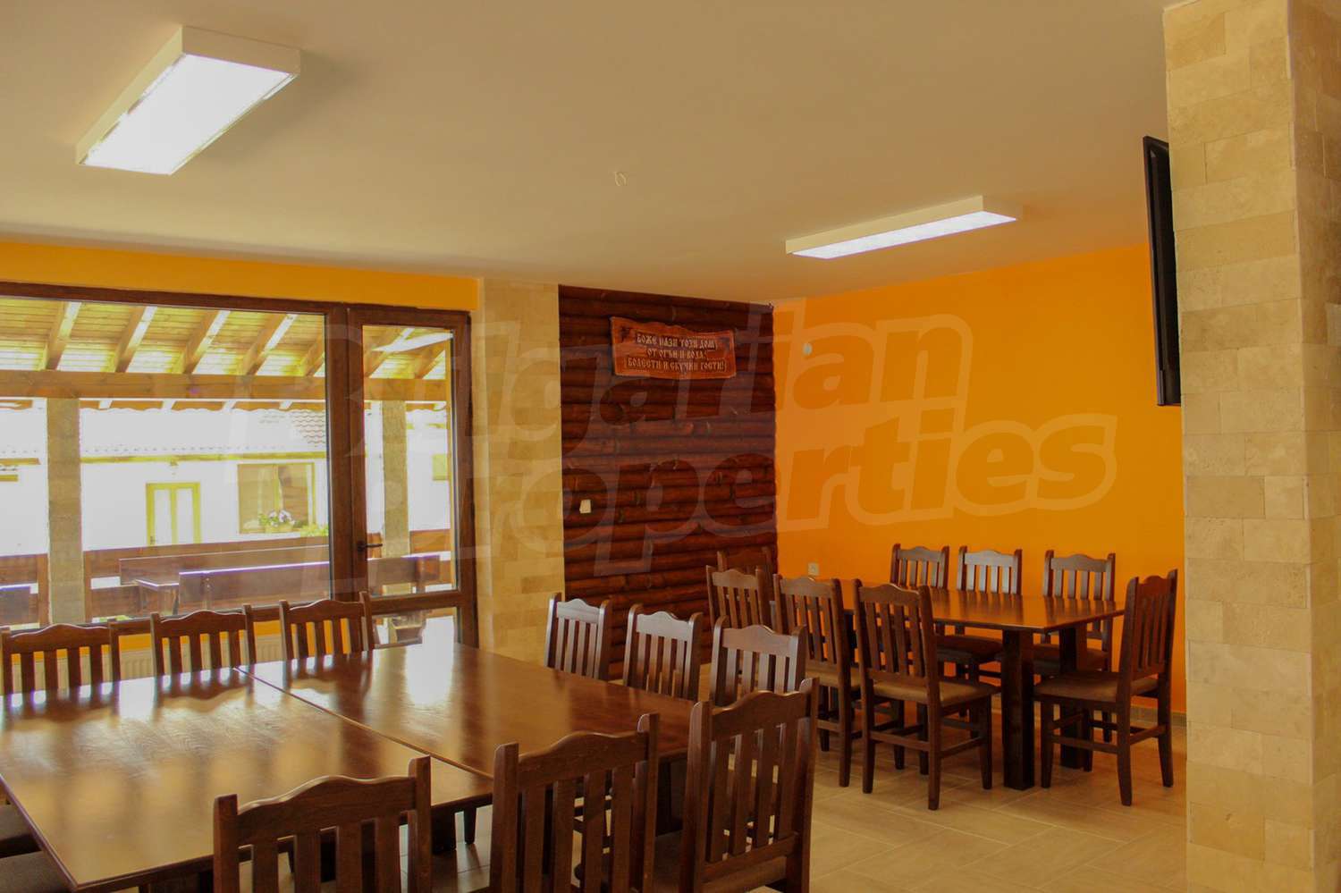 inside, furnished