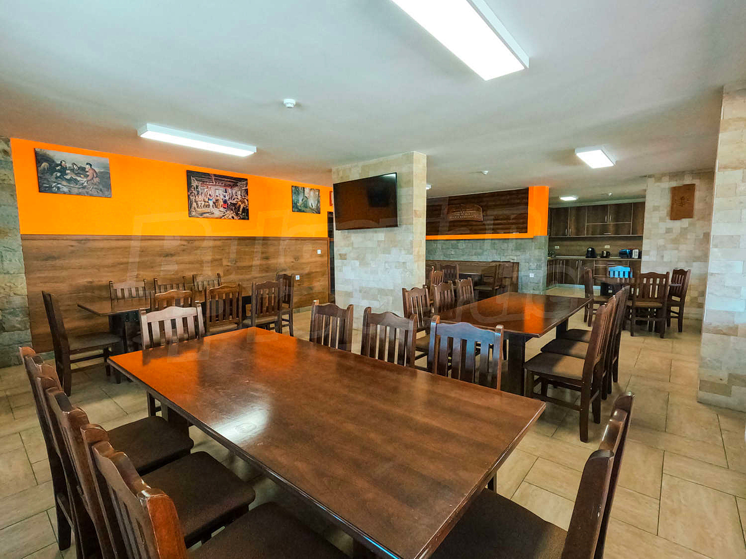 inside, furnished