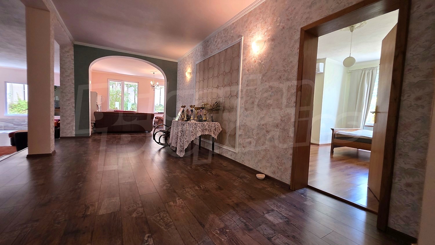 inside, living room, furnished