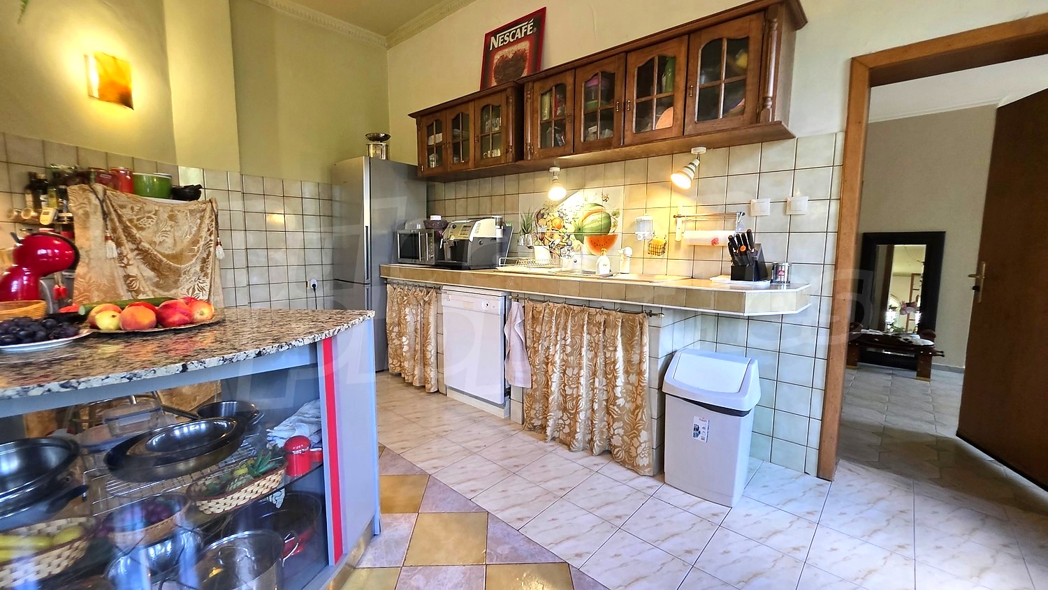 inside, kitchen, furnished