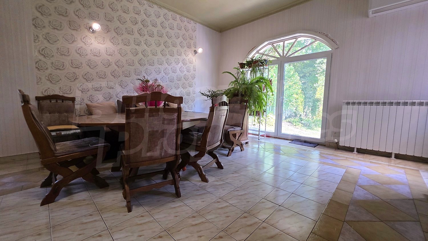 inside, furnished