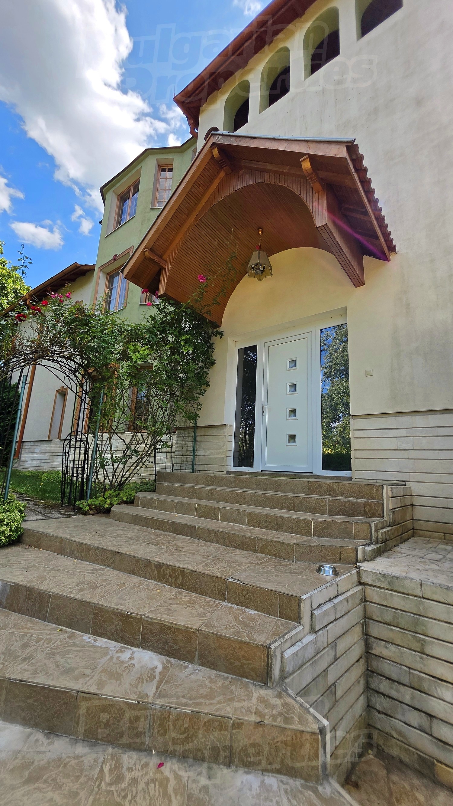 facade, outside, garden