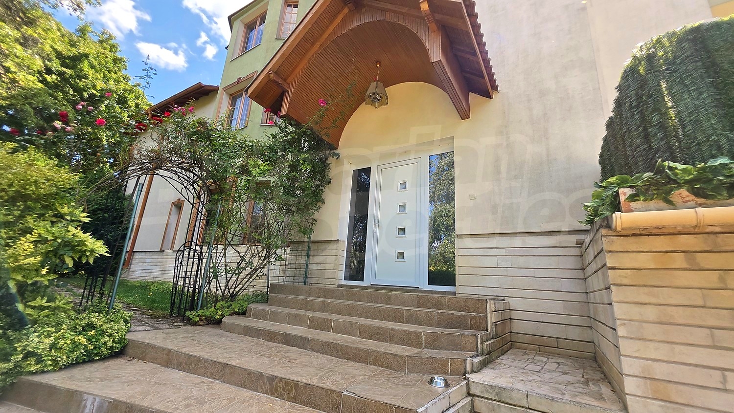 facade, garden, outside