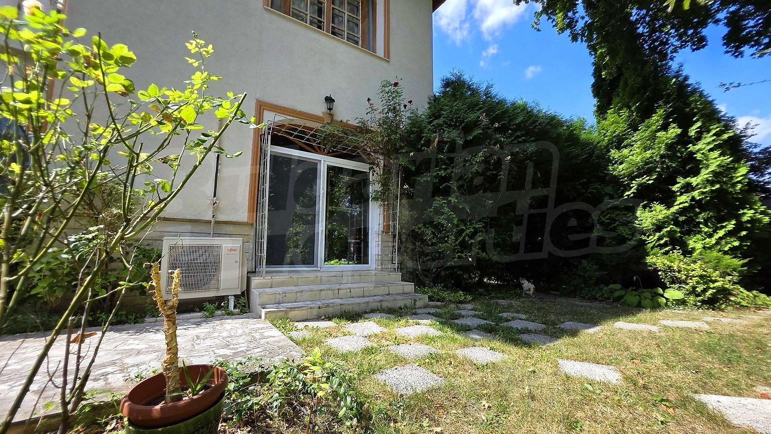outside, garden, facade