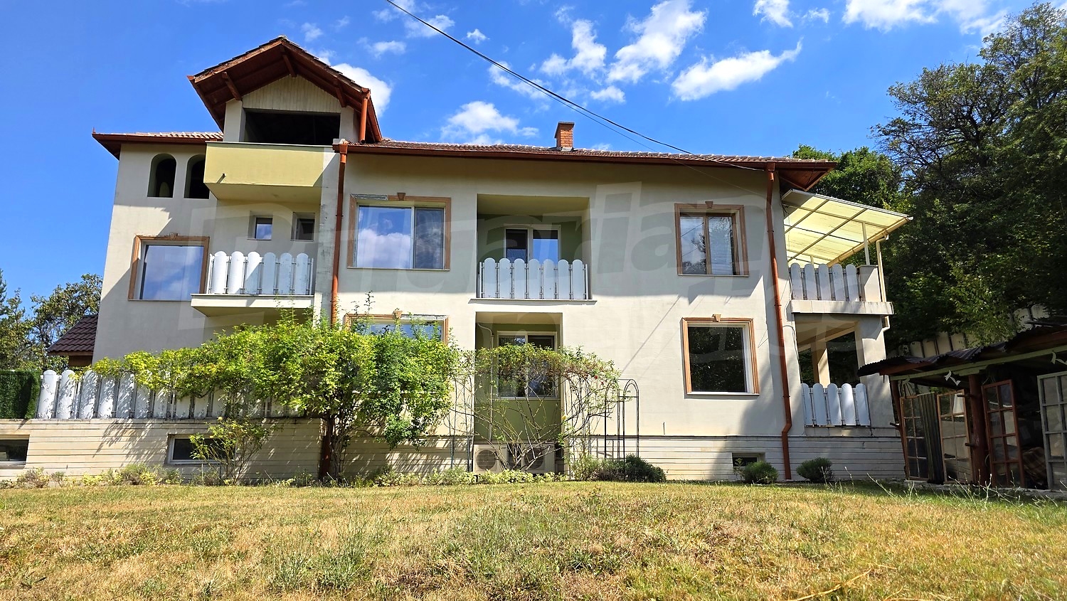 facade, garden, outside, green area