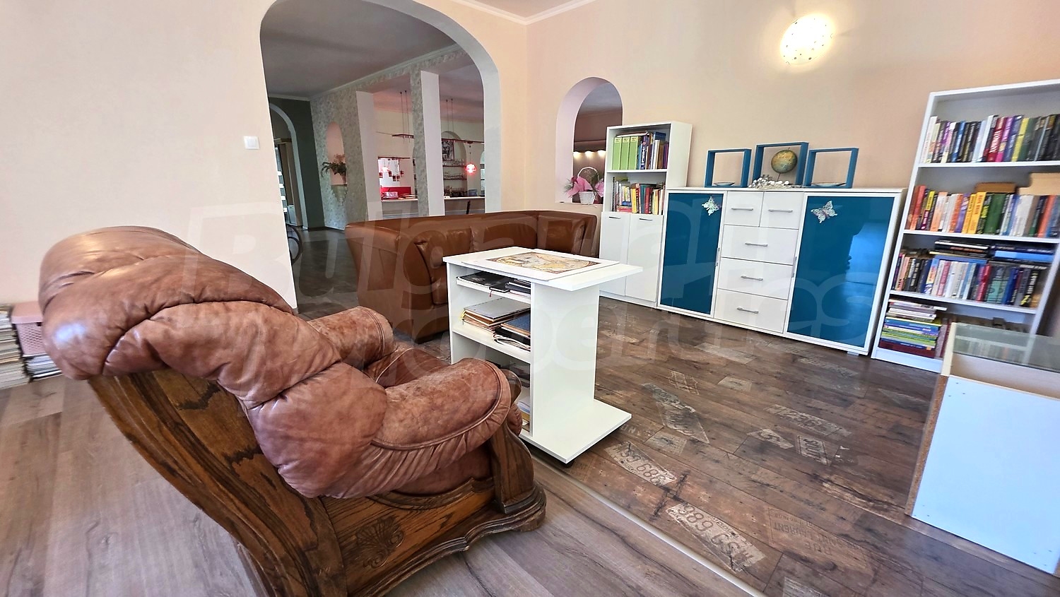 inside, living room, furnished