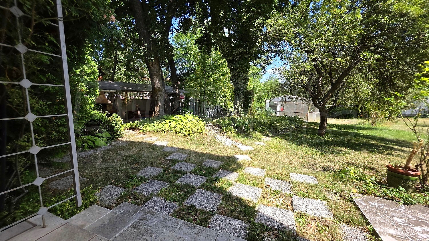 outside, garden, green area
