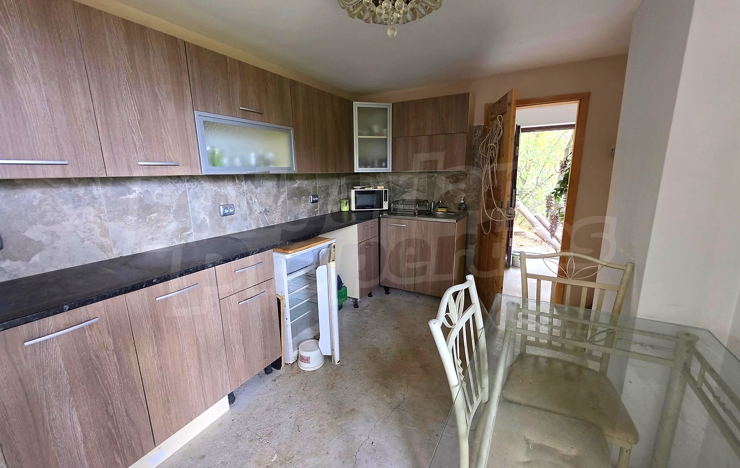 inside, kitchen, furnished