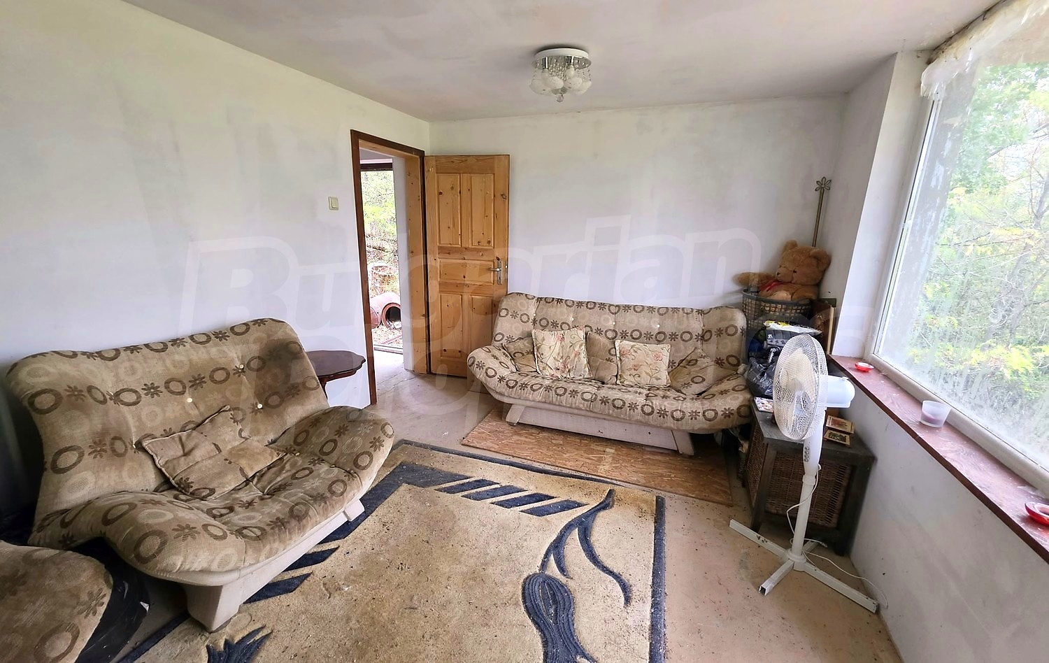 inside, living room, furnished