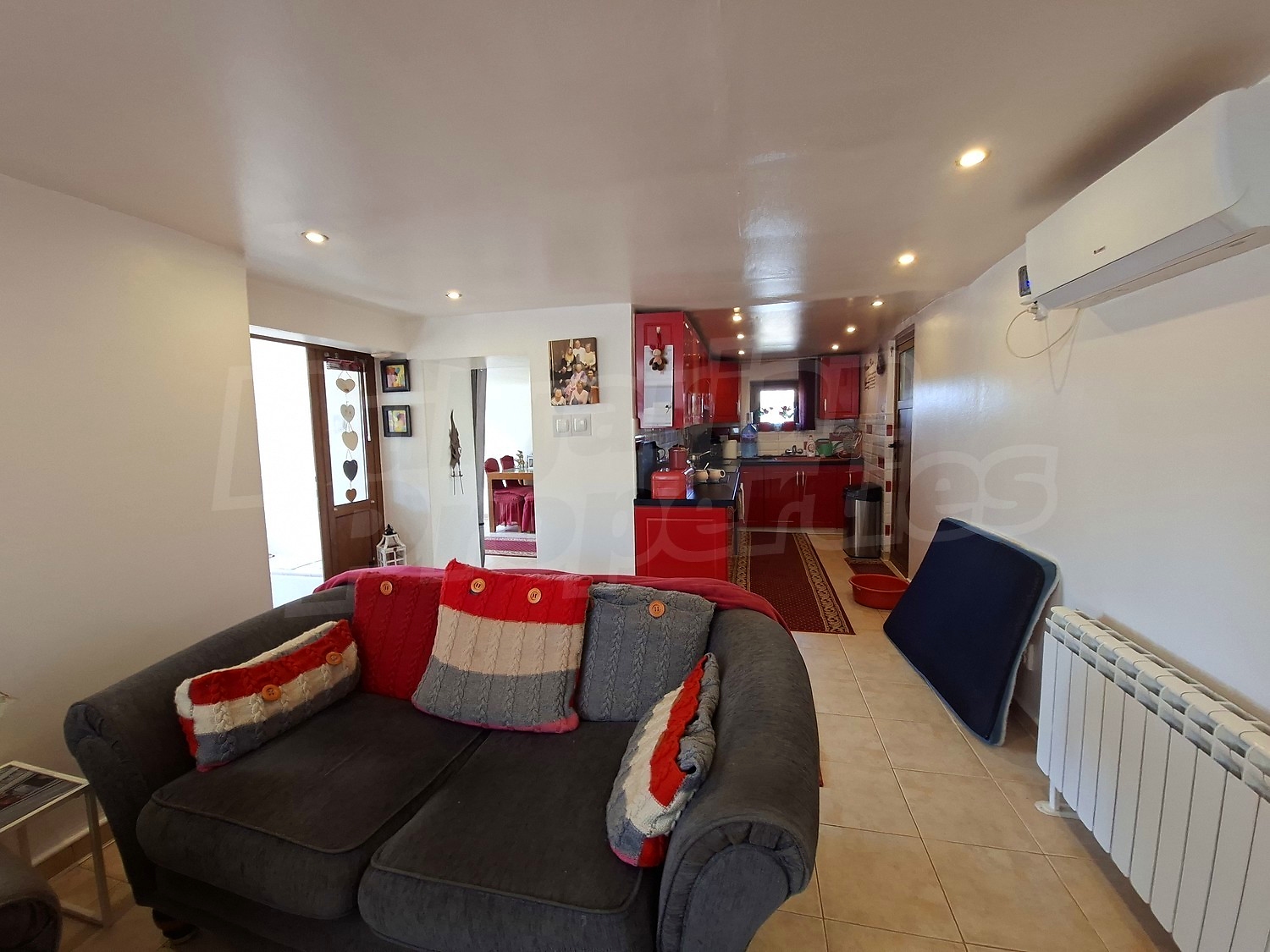 inside, living room, kitchen, furnished