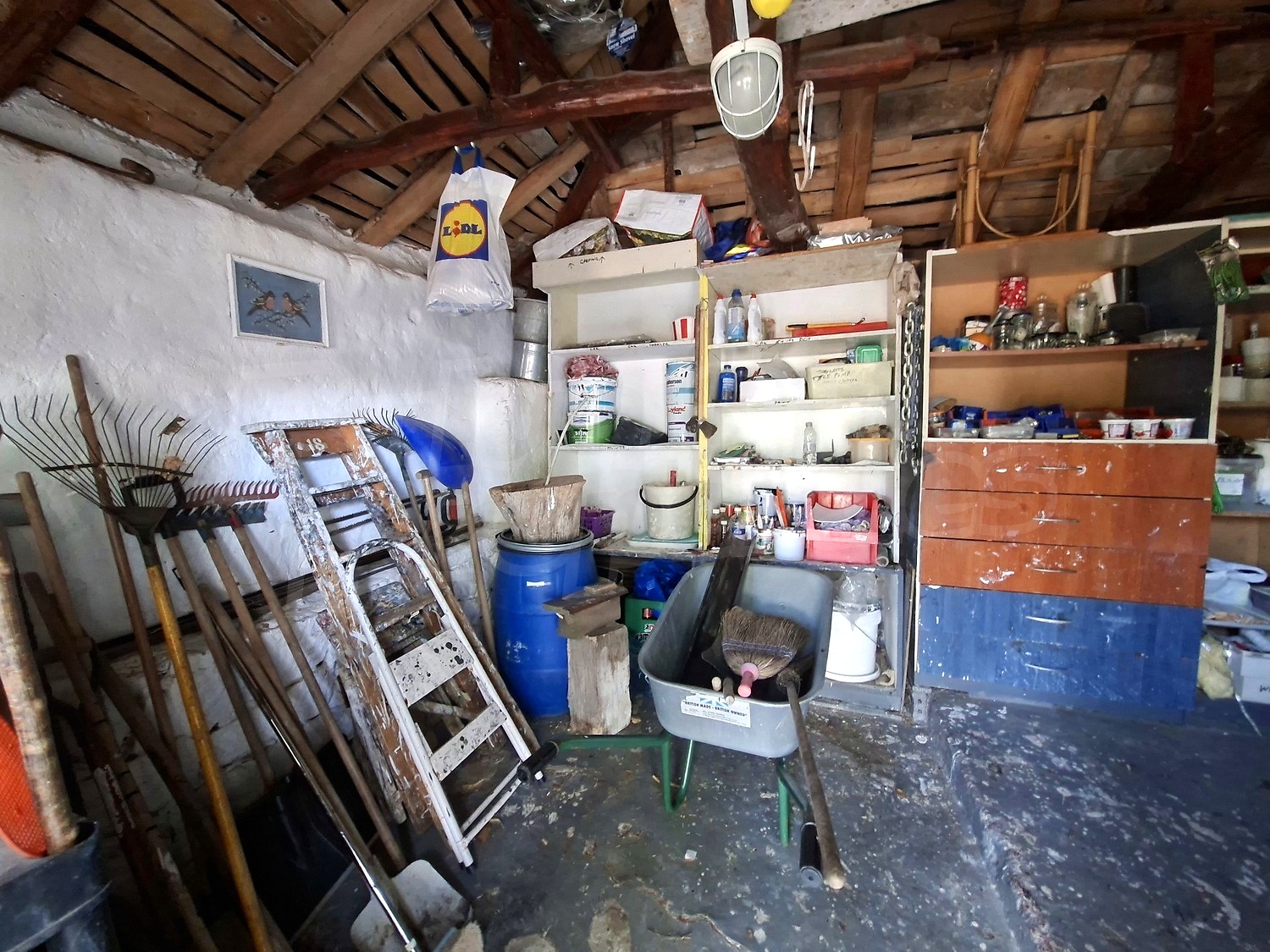 inside