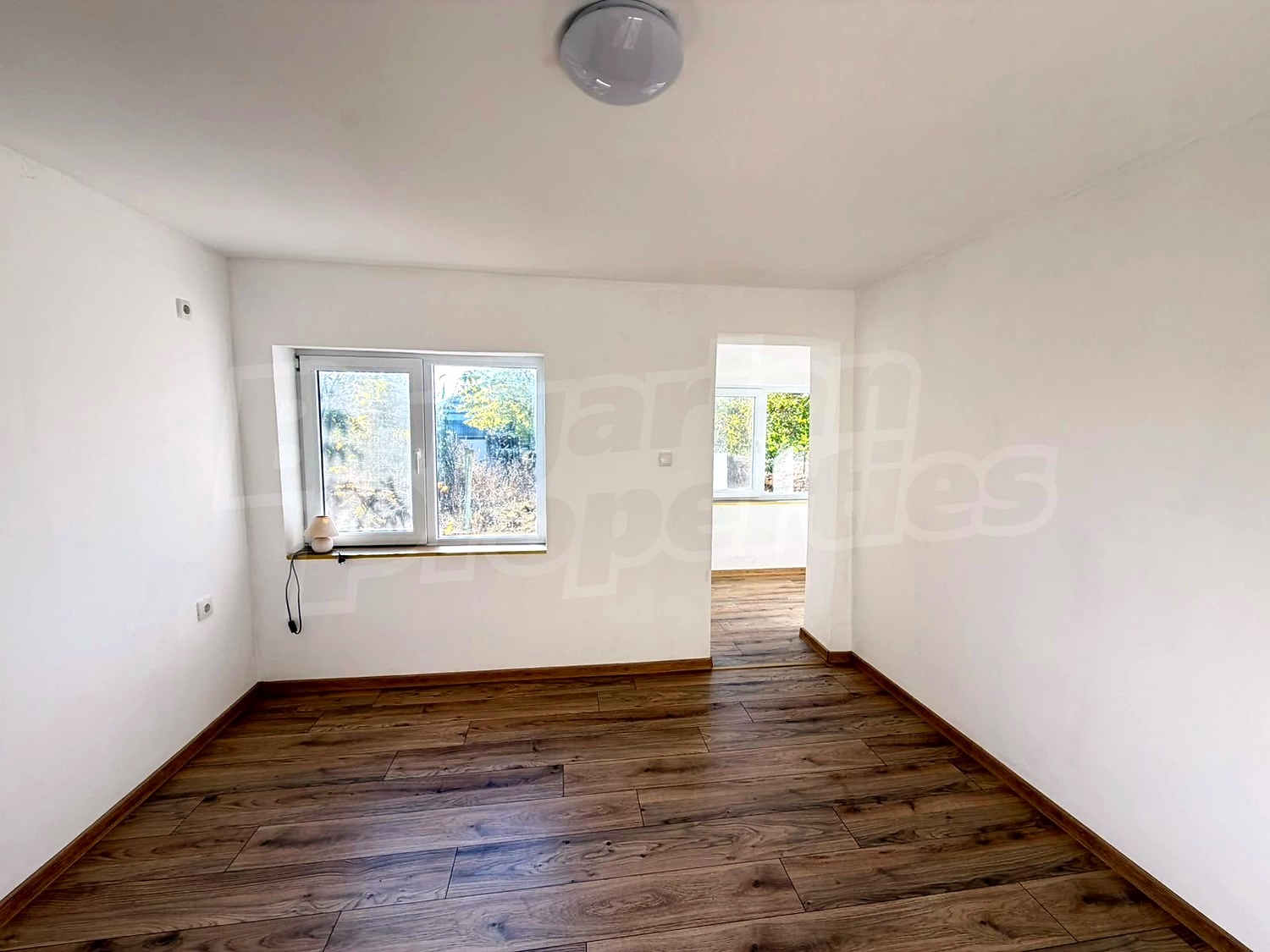inside, unfurnished
