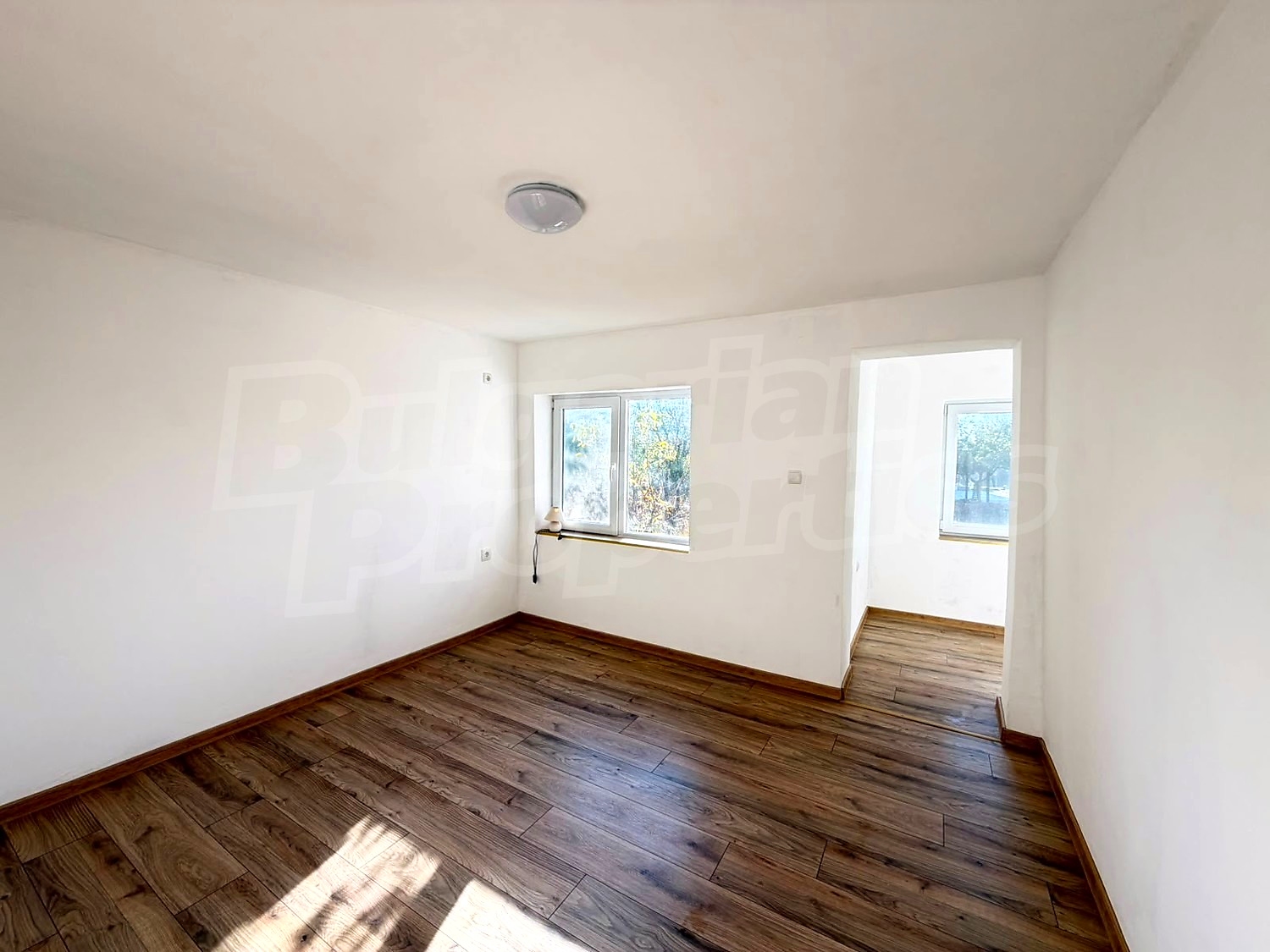 inside, unfurnished
