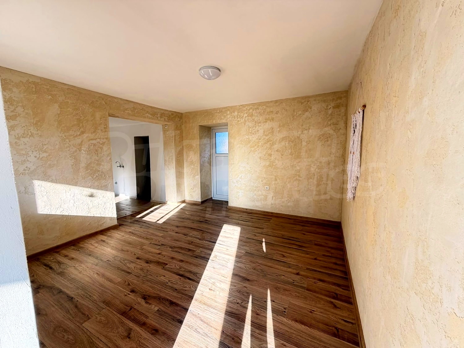 inside, unfurnished