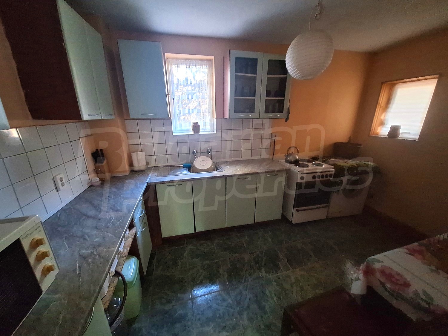 inside, kitchen, furnished