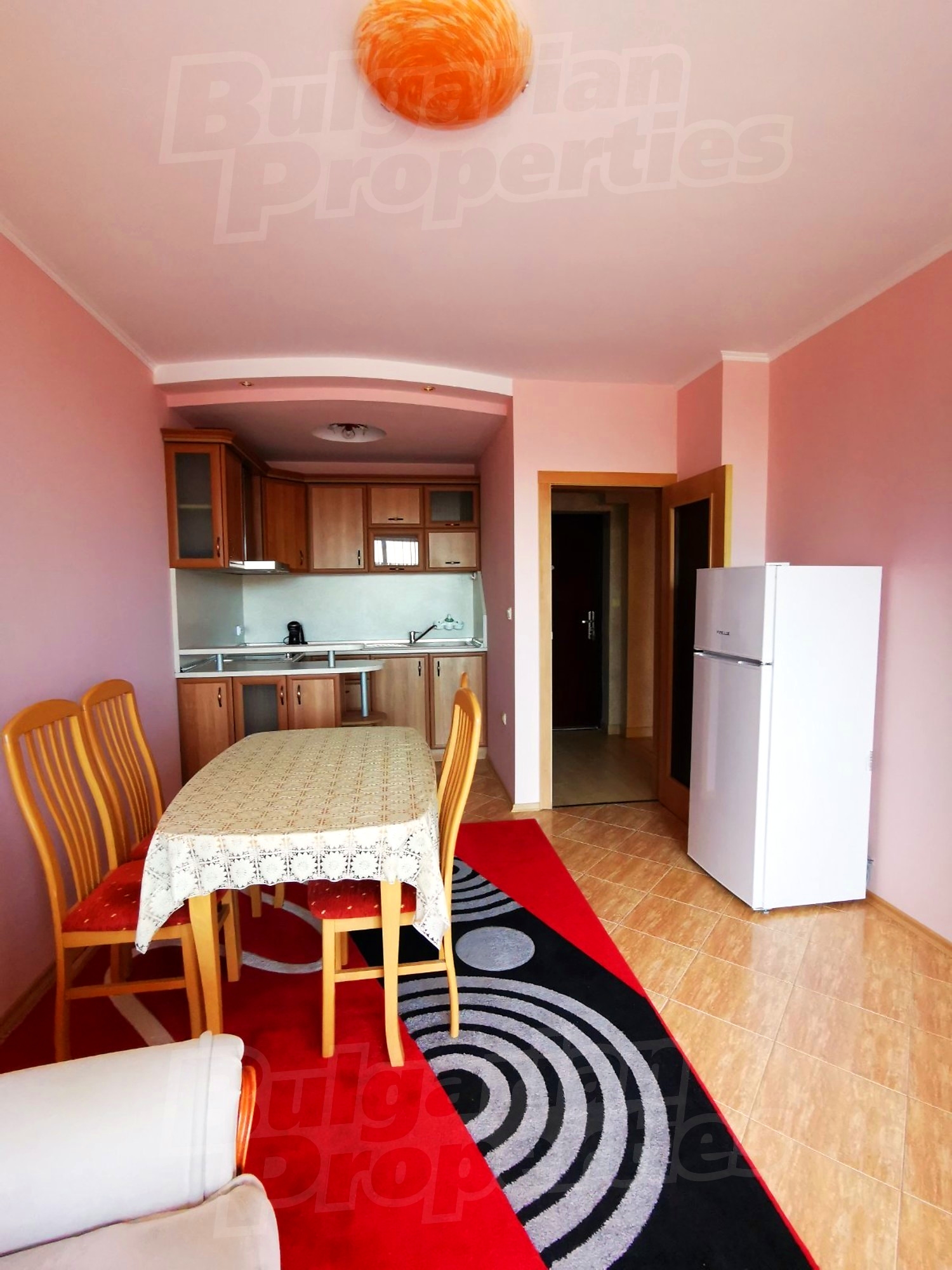 inside, kitchen, furnished