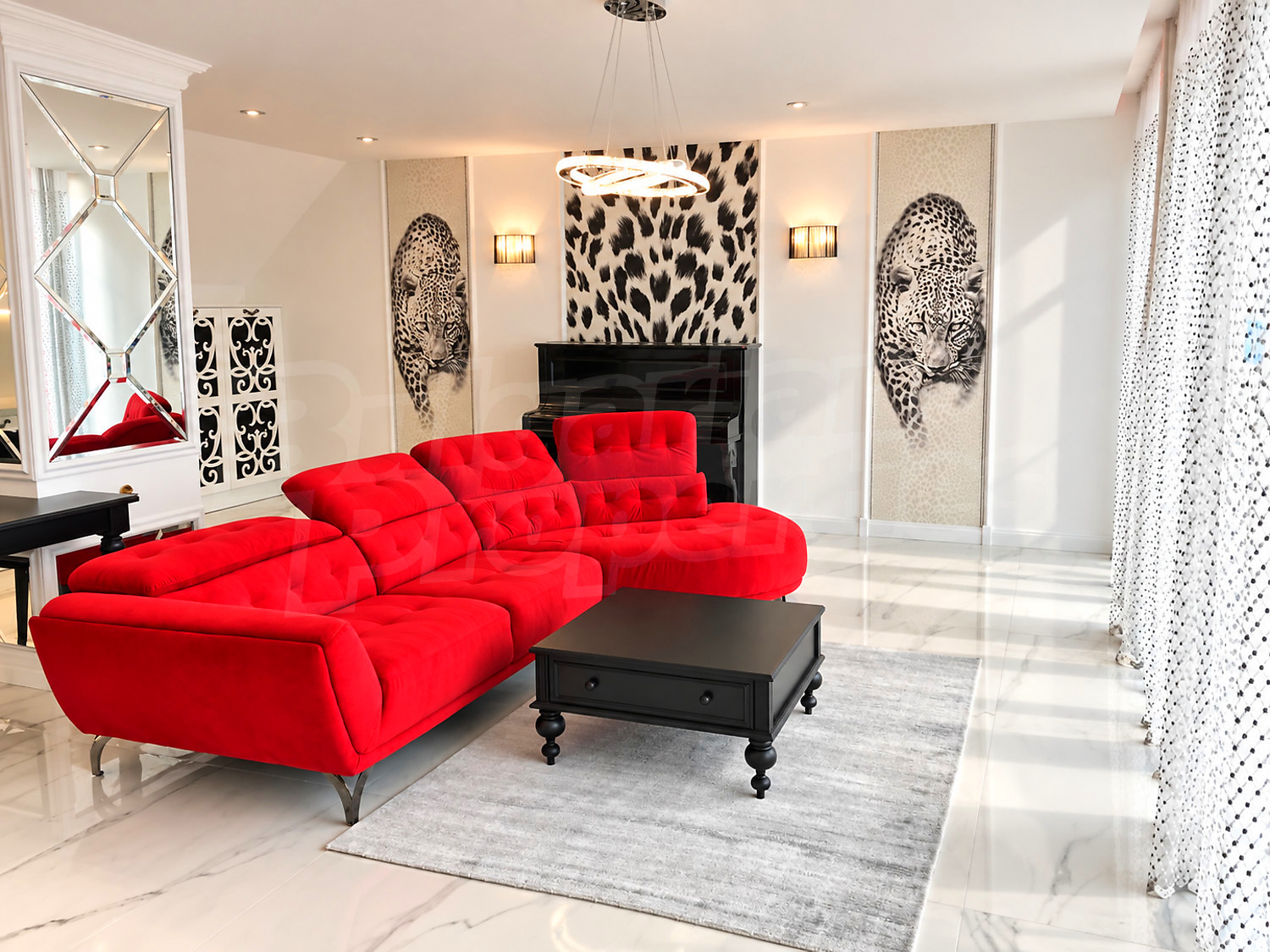 inside, living room, furnished