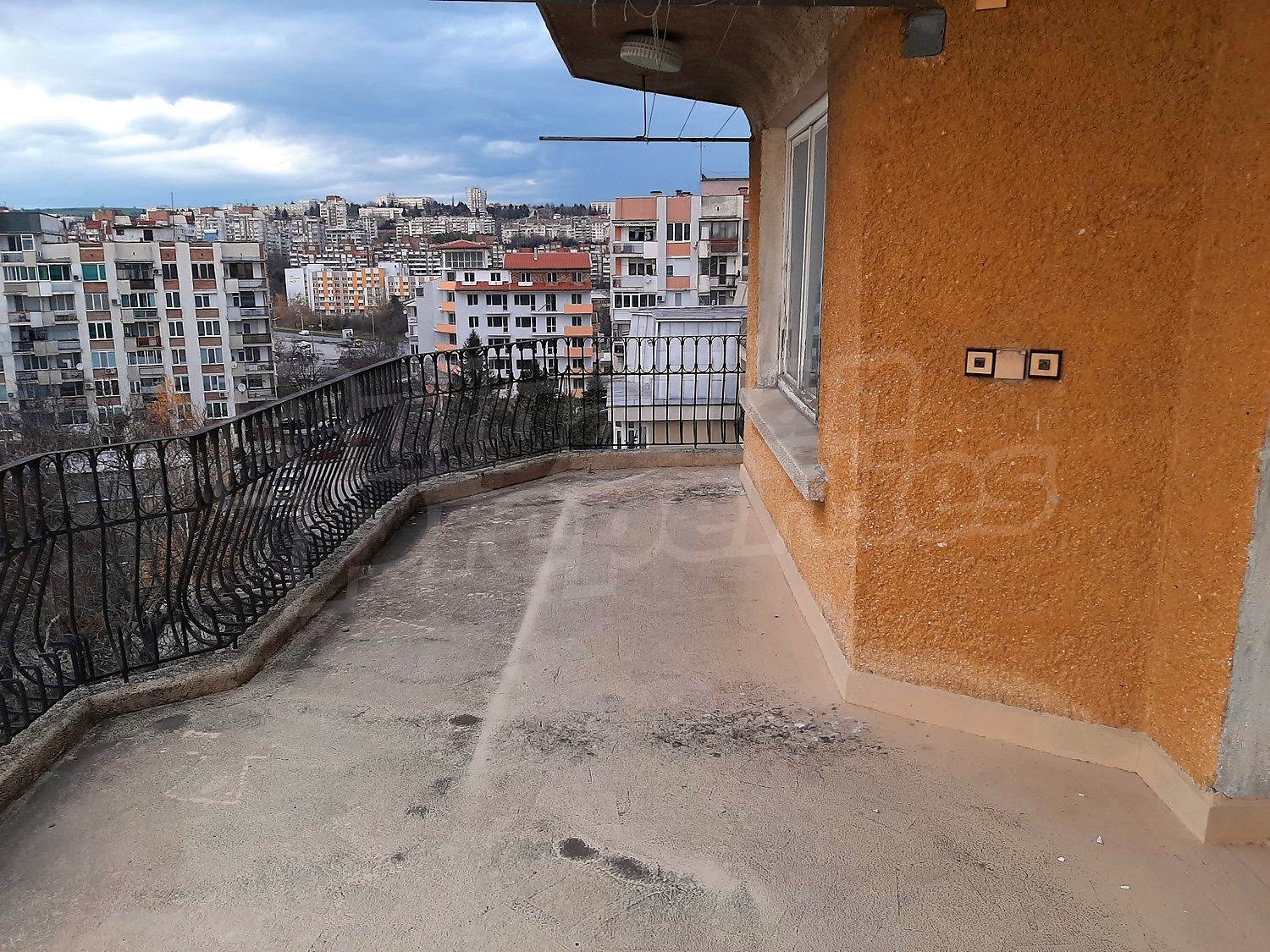 balcony, outside, view from balcony
