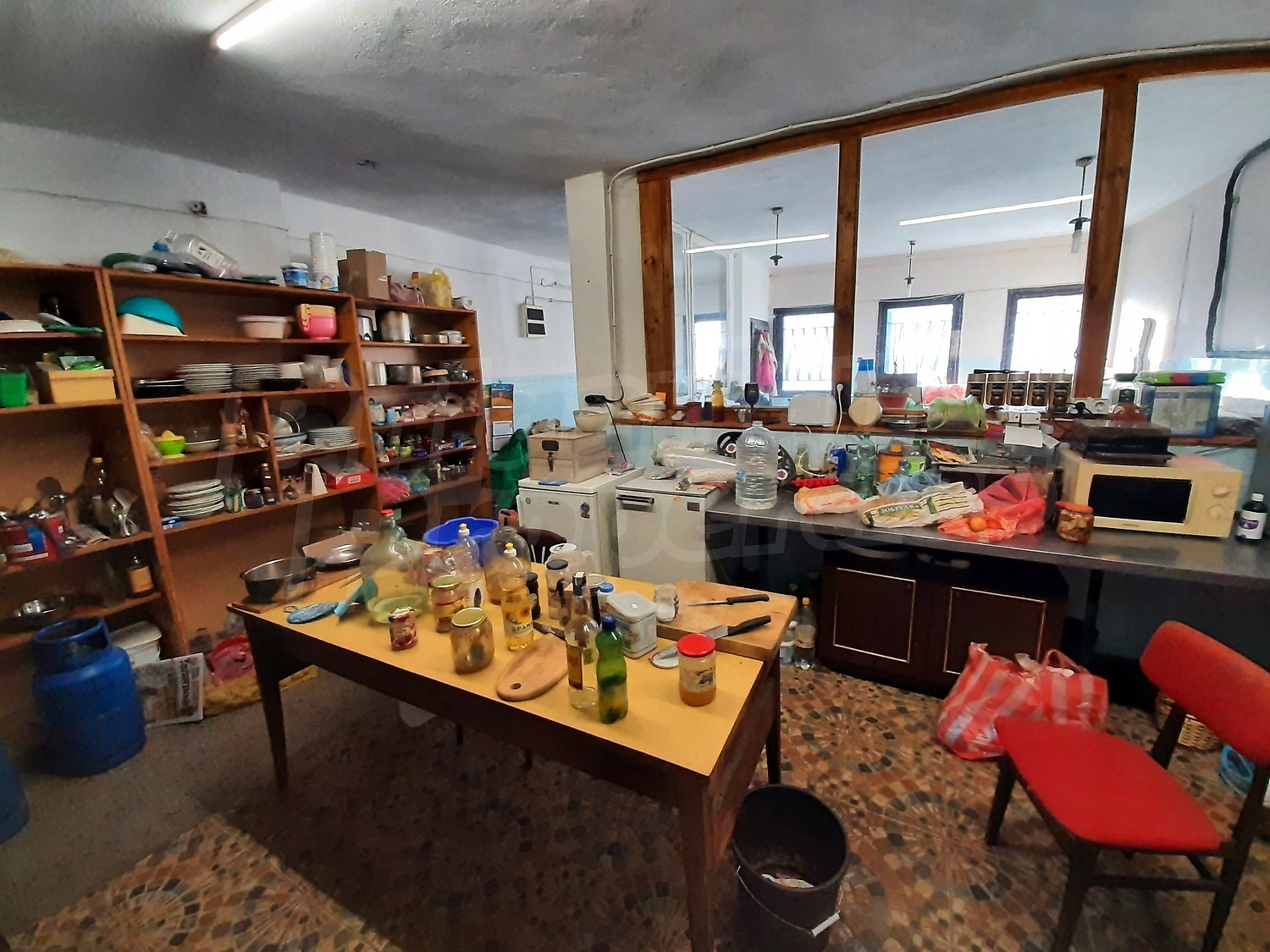 inside, kitchen, furnished