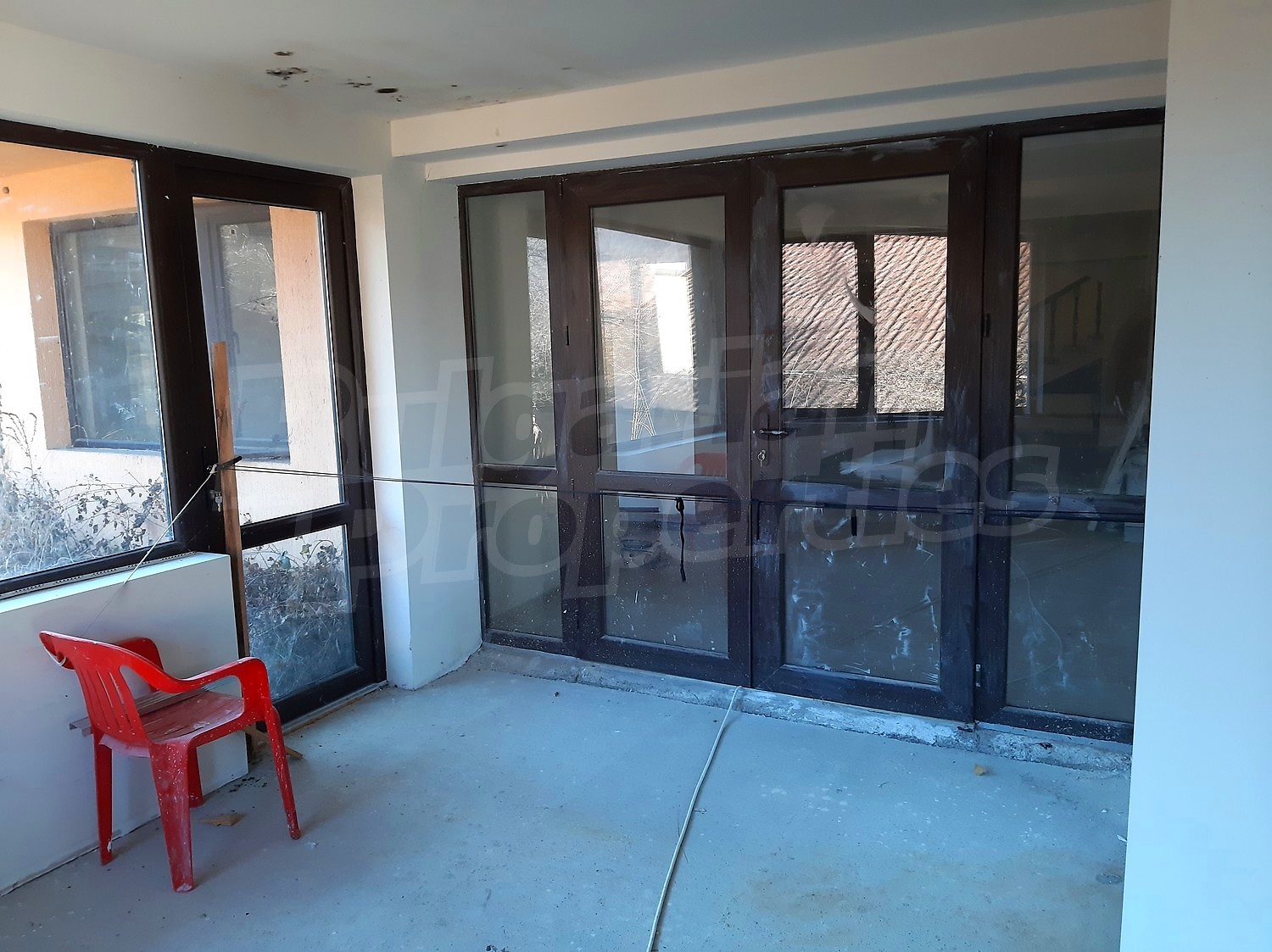 inside, balcony