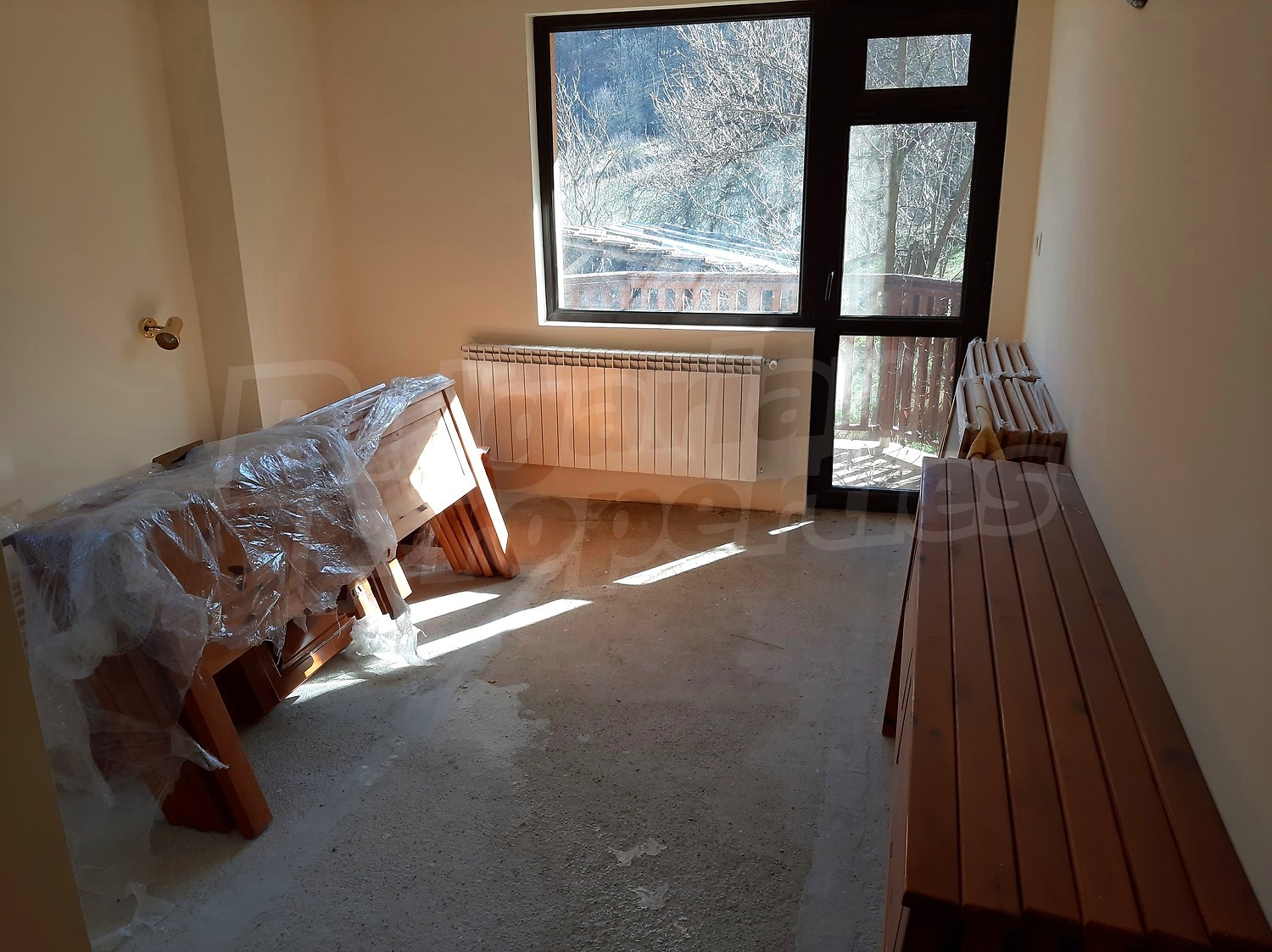 inside, view from balcony