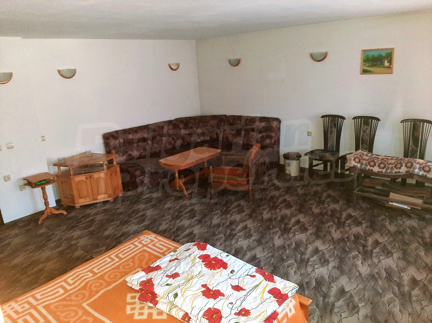 inside, living room, furnished