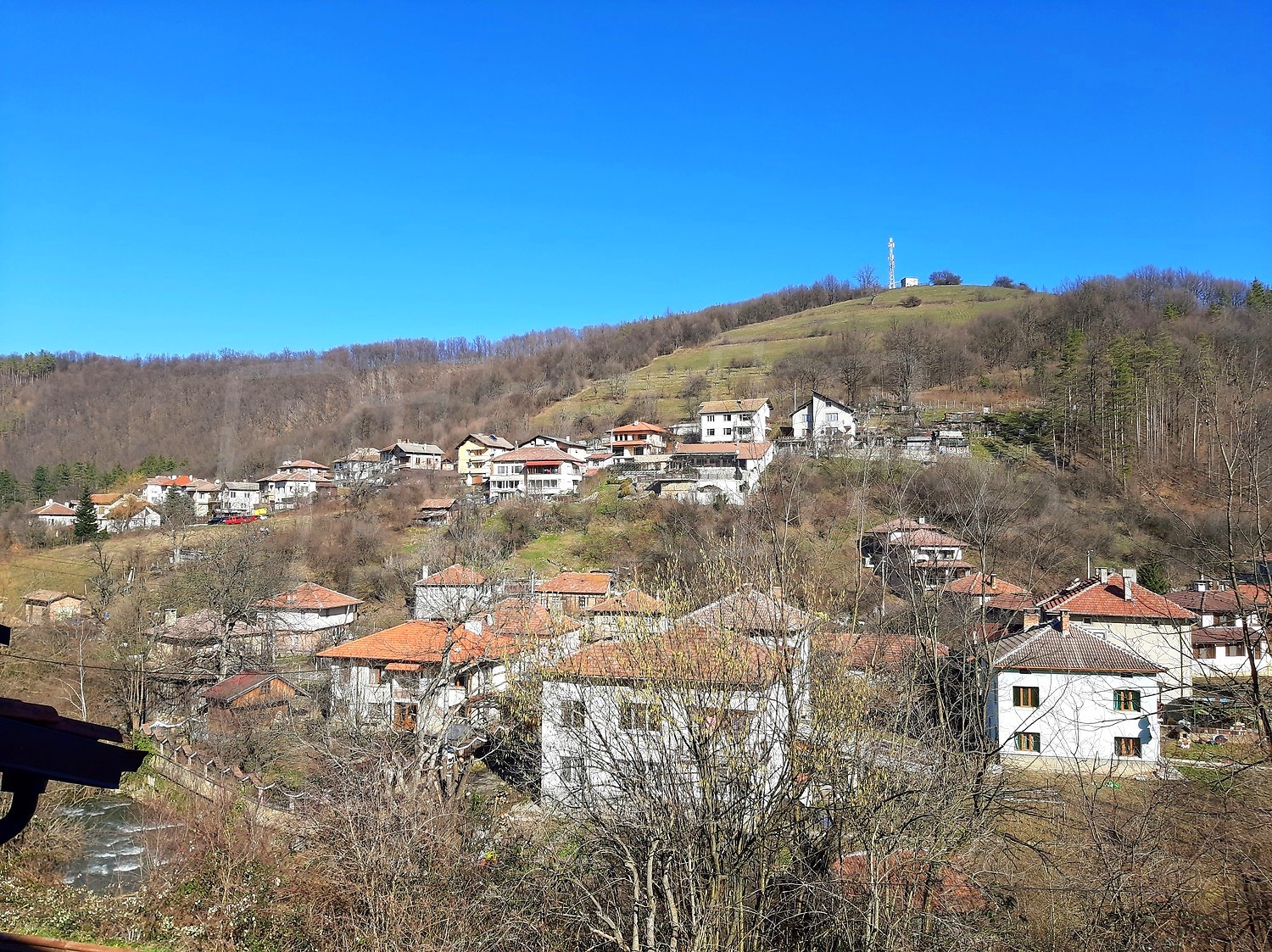 outside, mountain