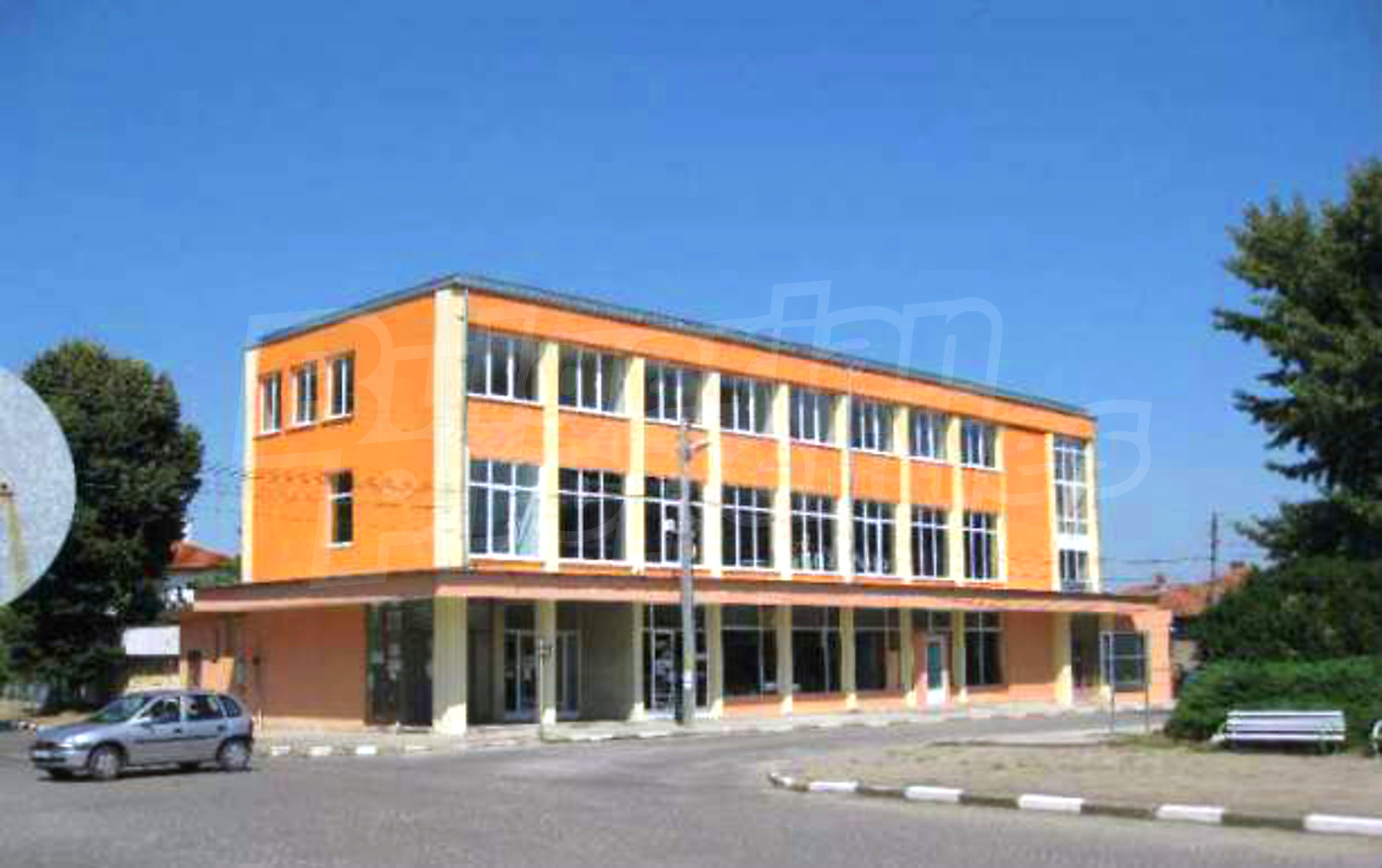 facade, parking, outside