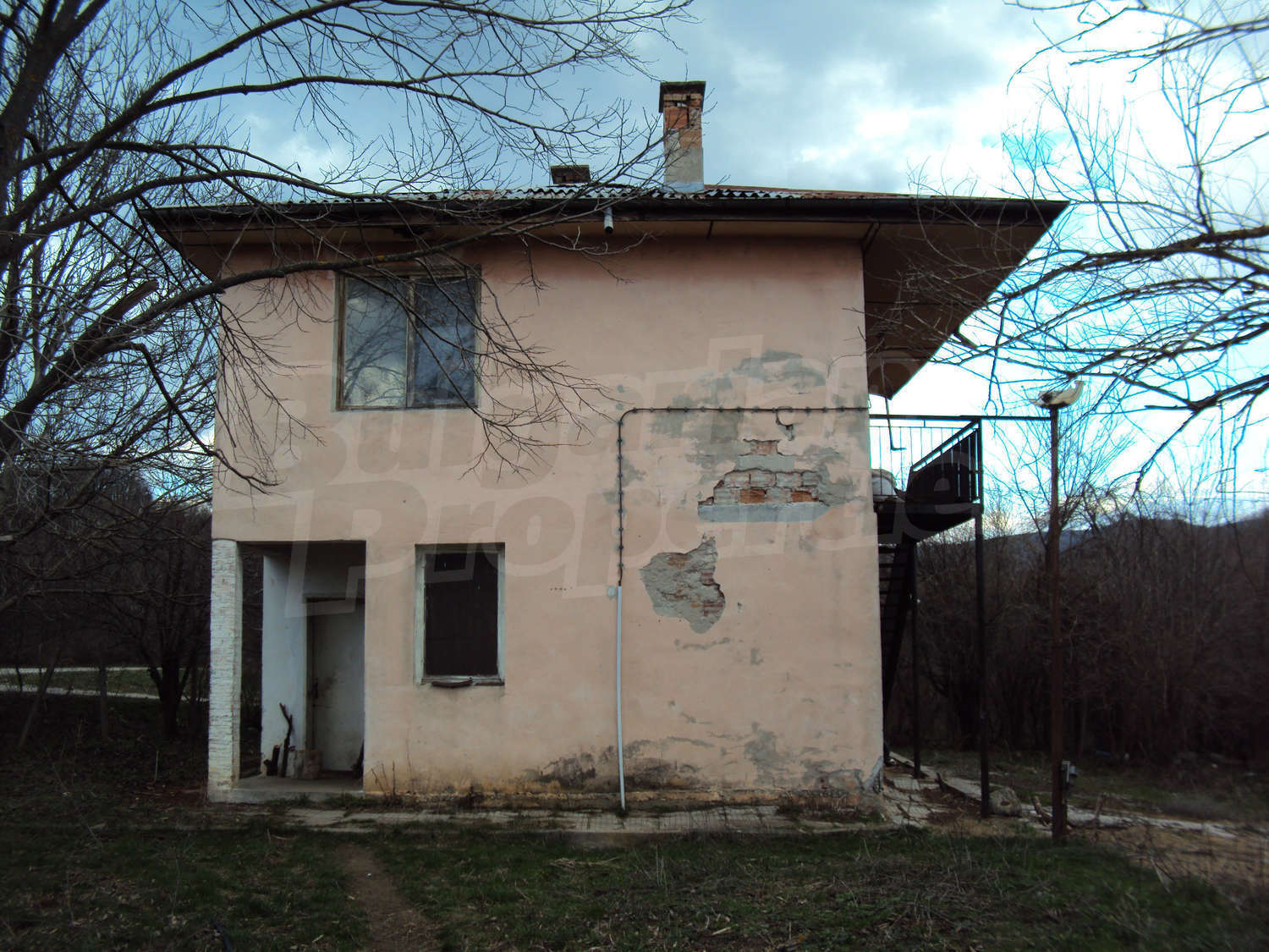 facade, outside, garden
