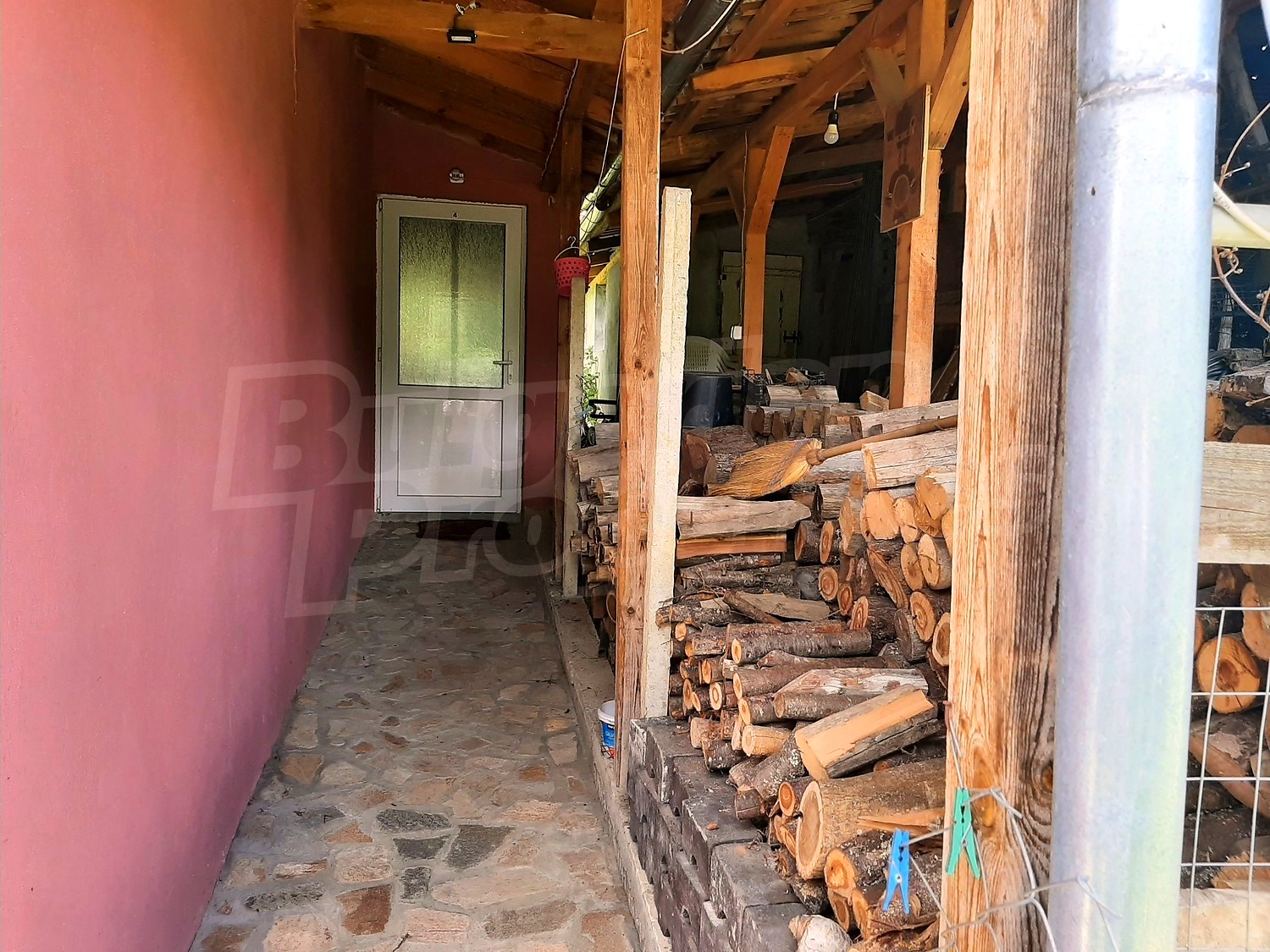 outside, hallway