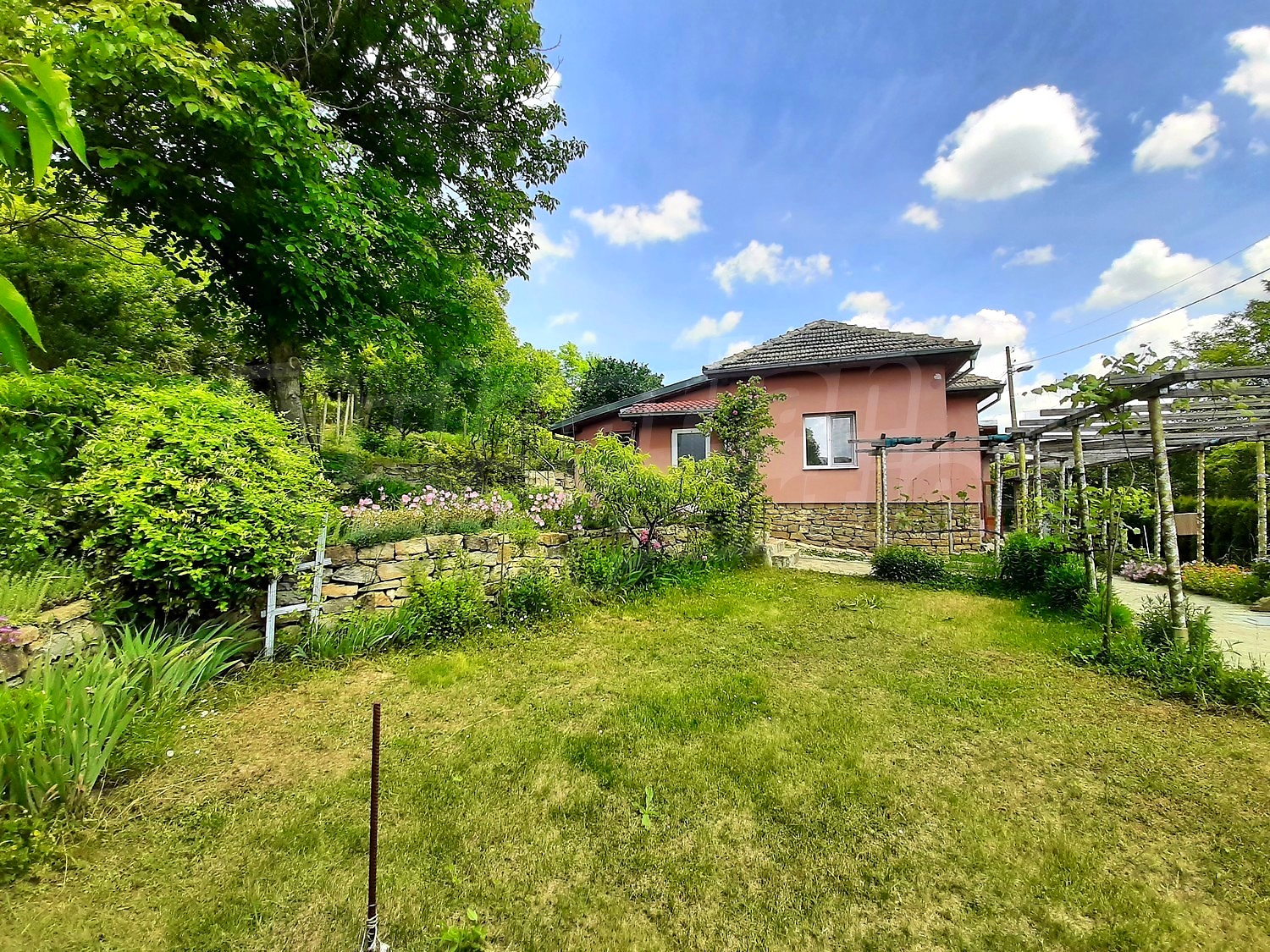 outside, garden, facade, green area