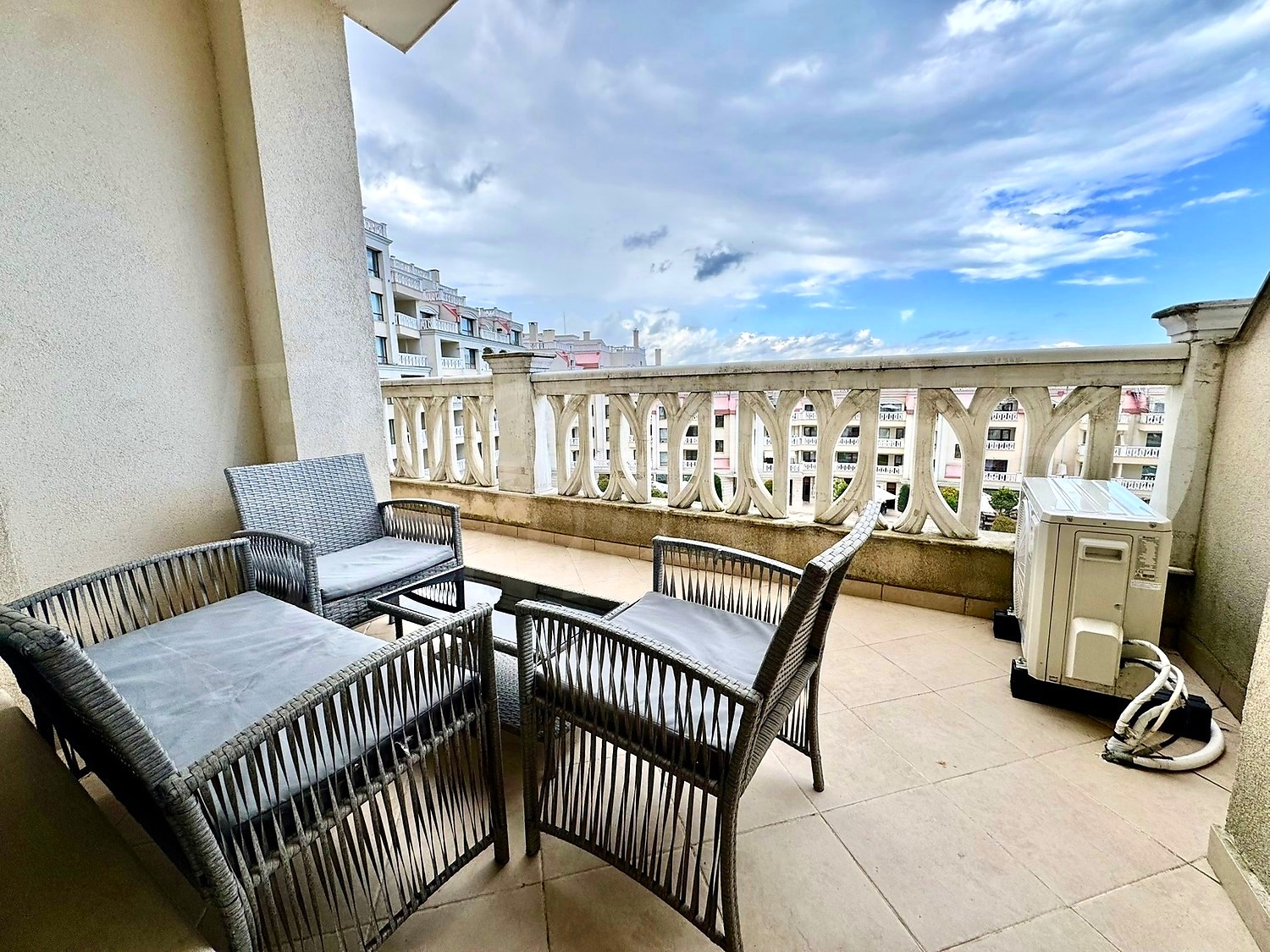 balcony, outside, view from balcony