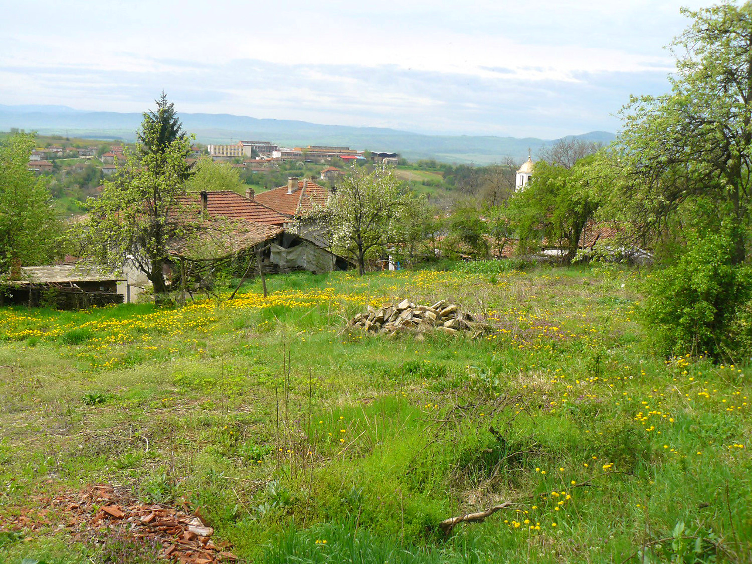 outside, green area, mountain, garden