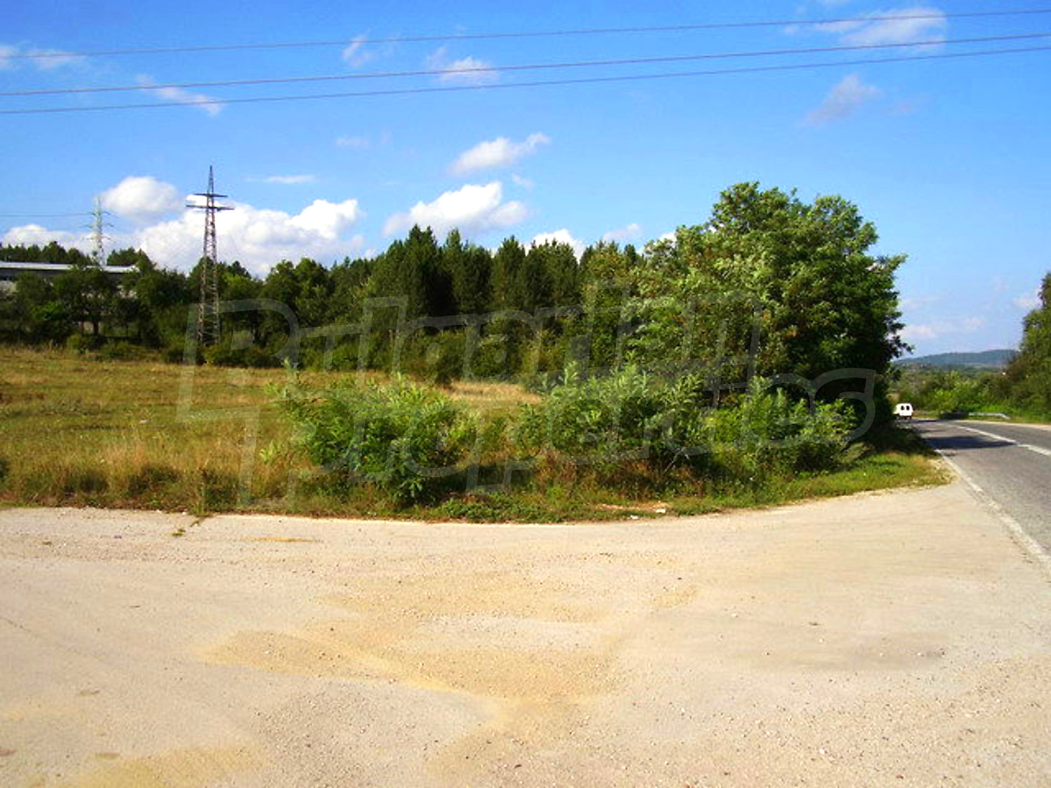 outside, green area