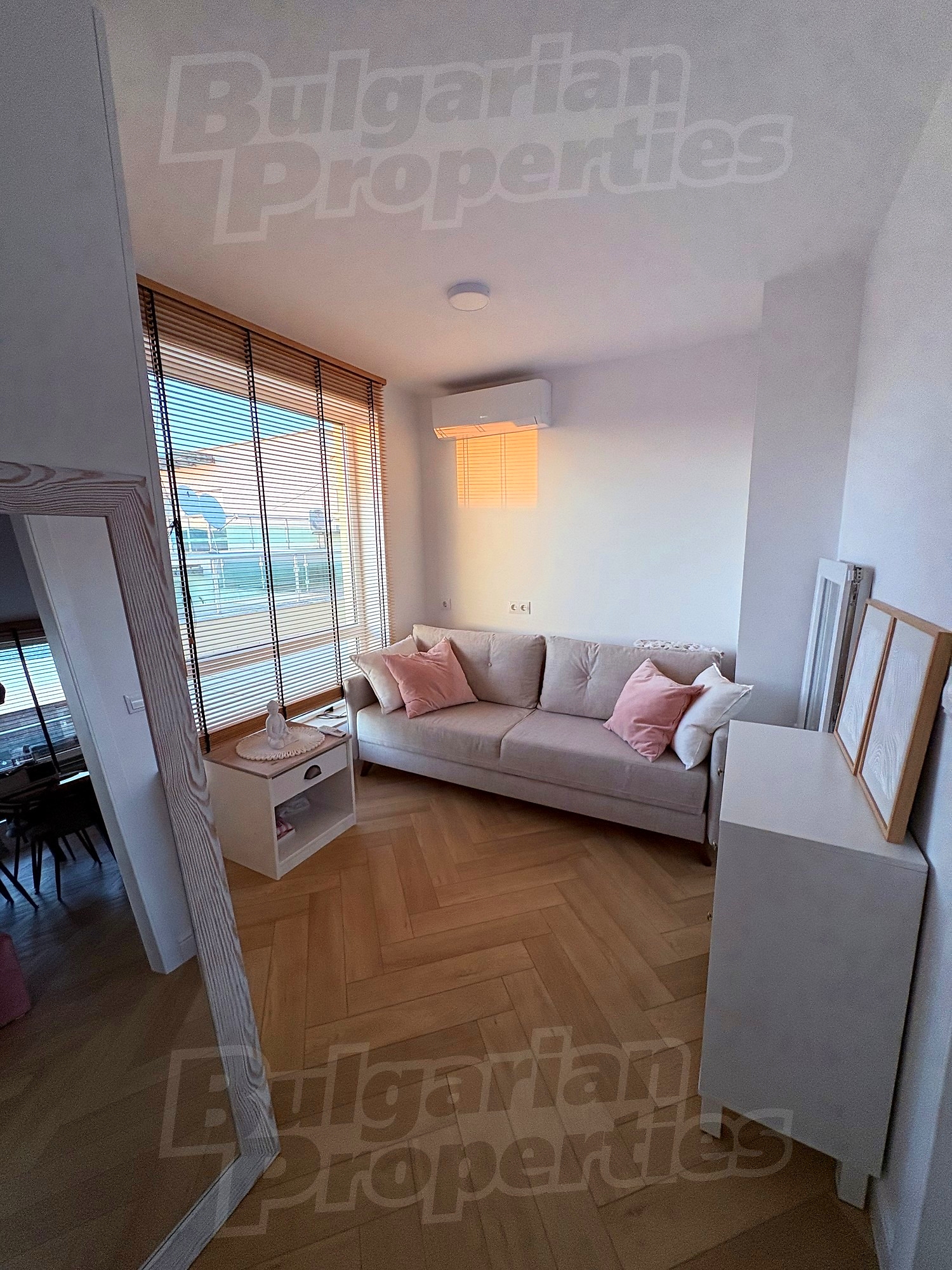 inside, living room, furnished